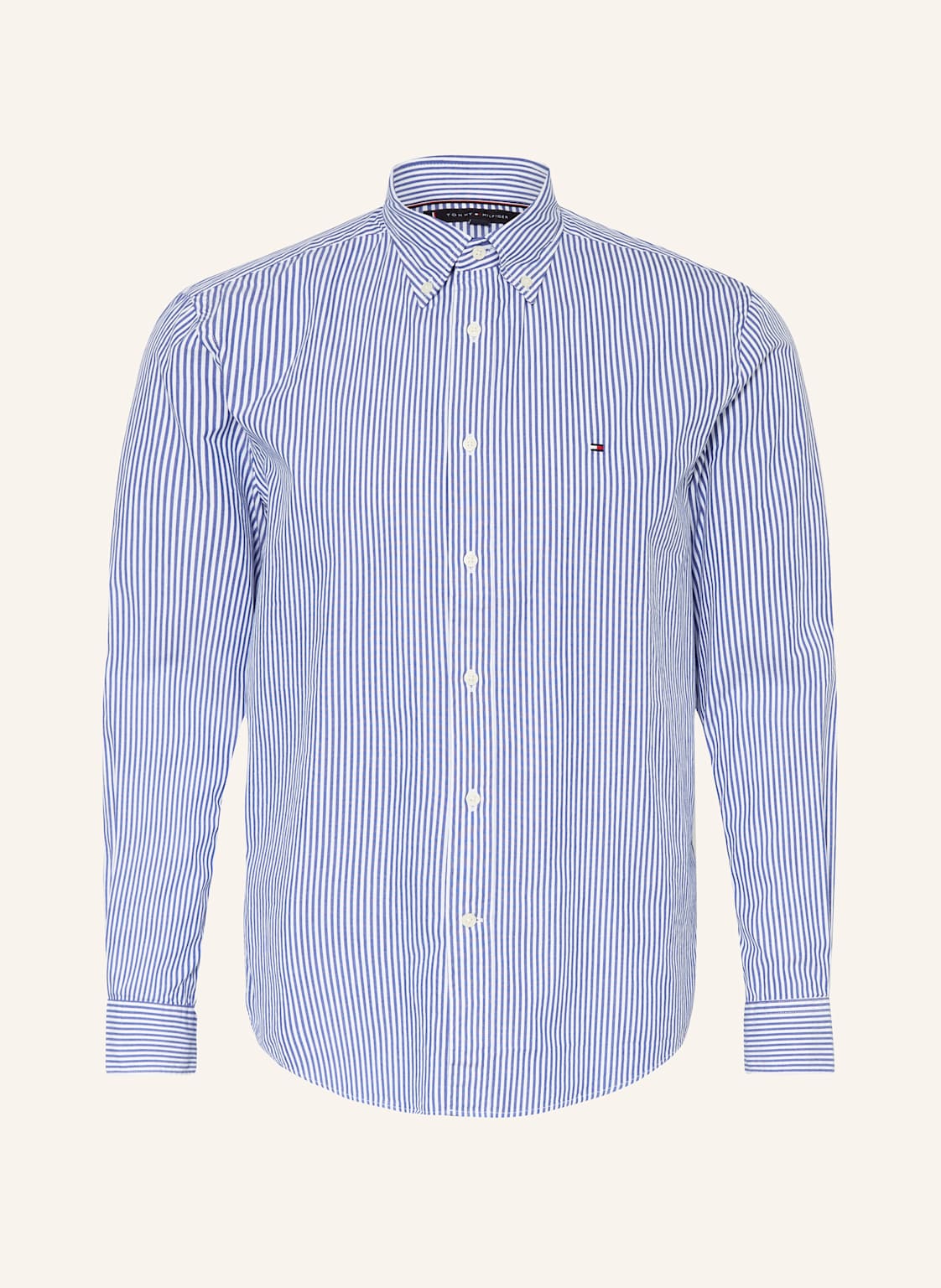 Tommy Hilfiger Hemd Regular Fit blau von Tommy Hilfiger