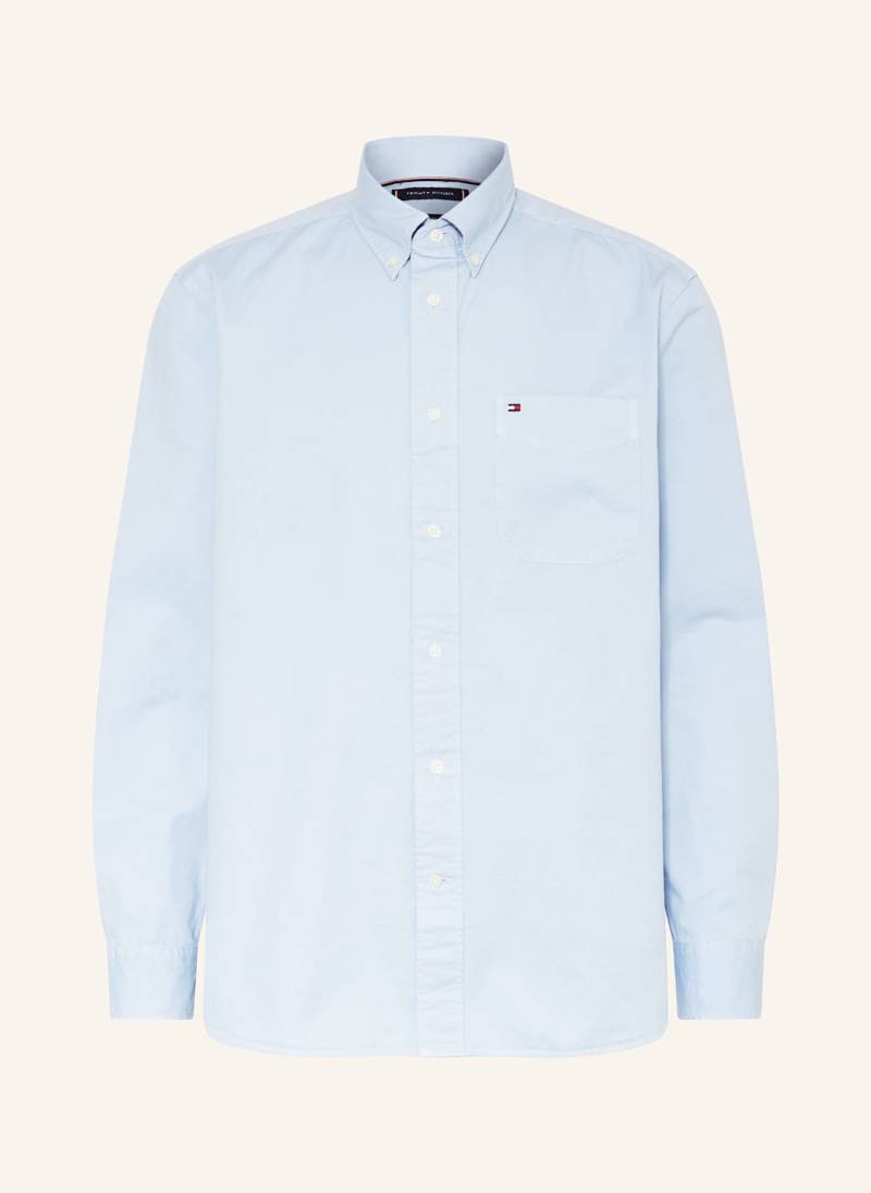 Tommy Hilfiger Hemd Relaxed Fit blau von Tommy Hilfiger