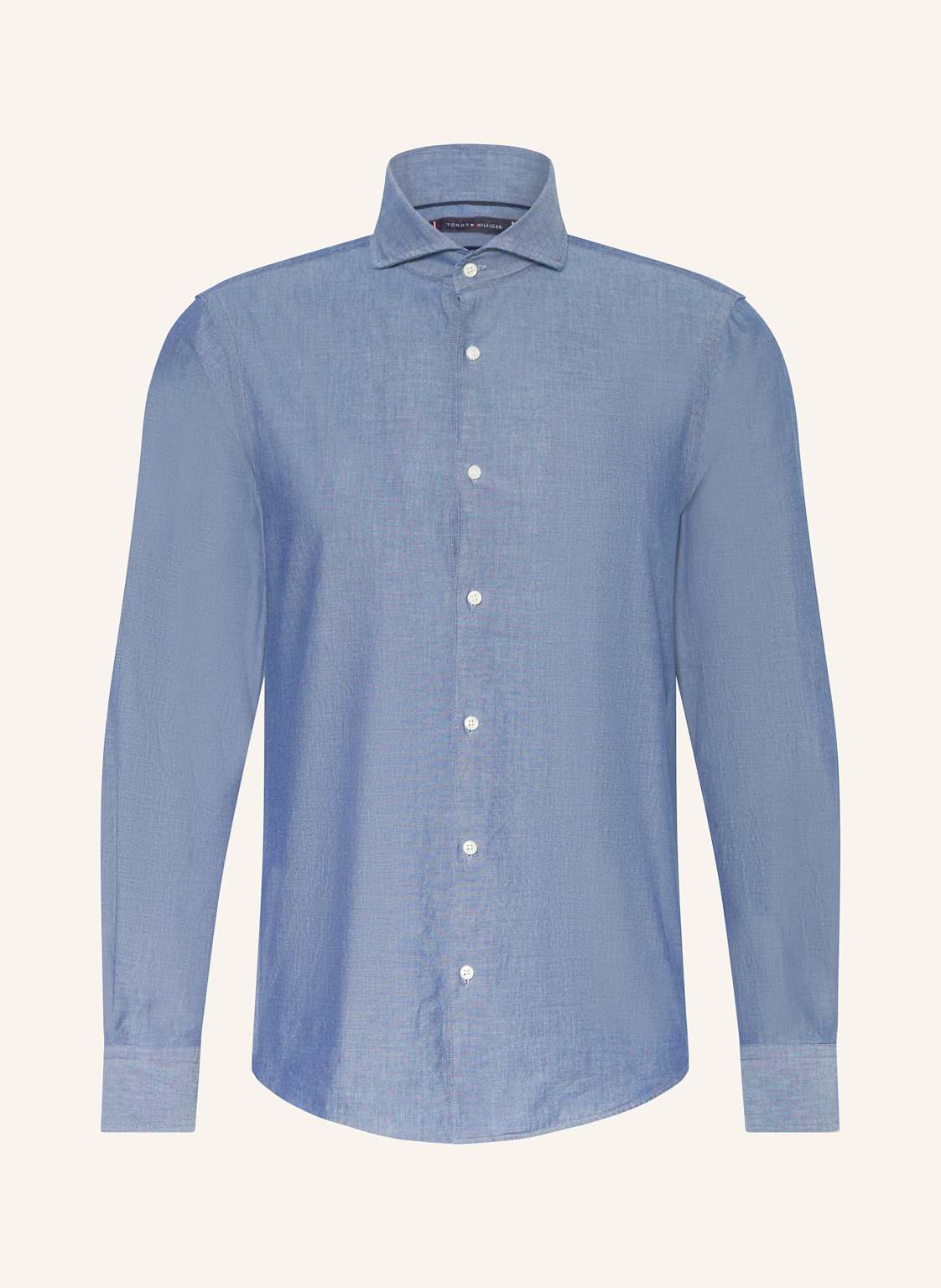 Tommy Hilfiger Hemd Slim Fit In Jeansoptik blau Tommy Hilfiger Hemd Slim Fit In Jeansoptik blau von Tommy Hilfiger