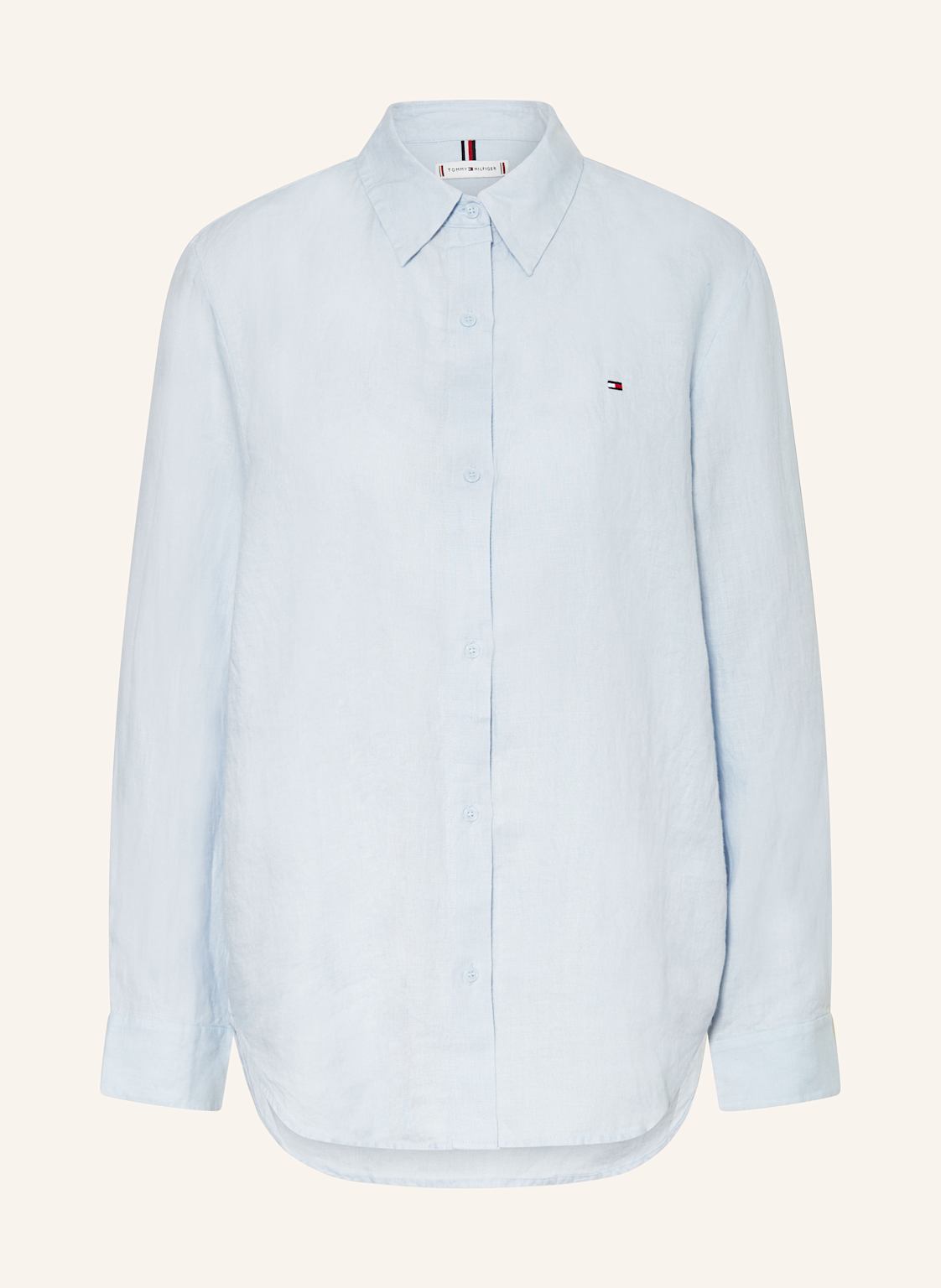 Tommy Hilfiger Hemdbluse Aus Leinen blau Tommy Hilfiger Hemdbluse Aus Leinen blau von Tommy Hilfiger