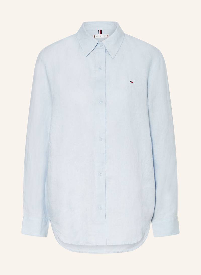 Tommy Hilfiger Hemdbluse Aus Leinen blau von Tommy Hilfiger