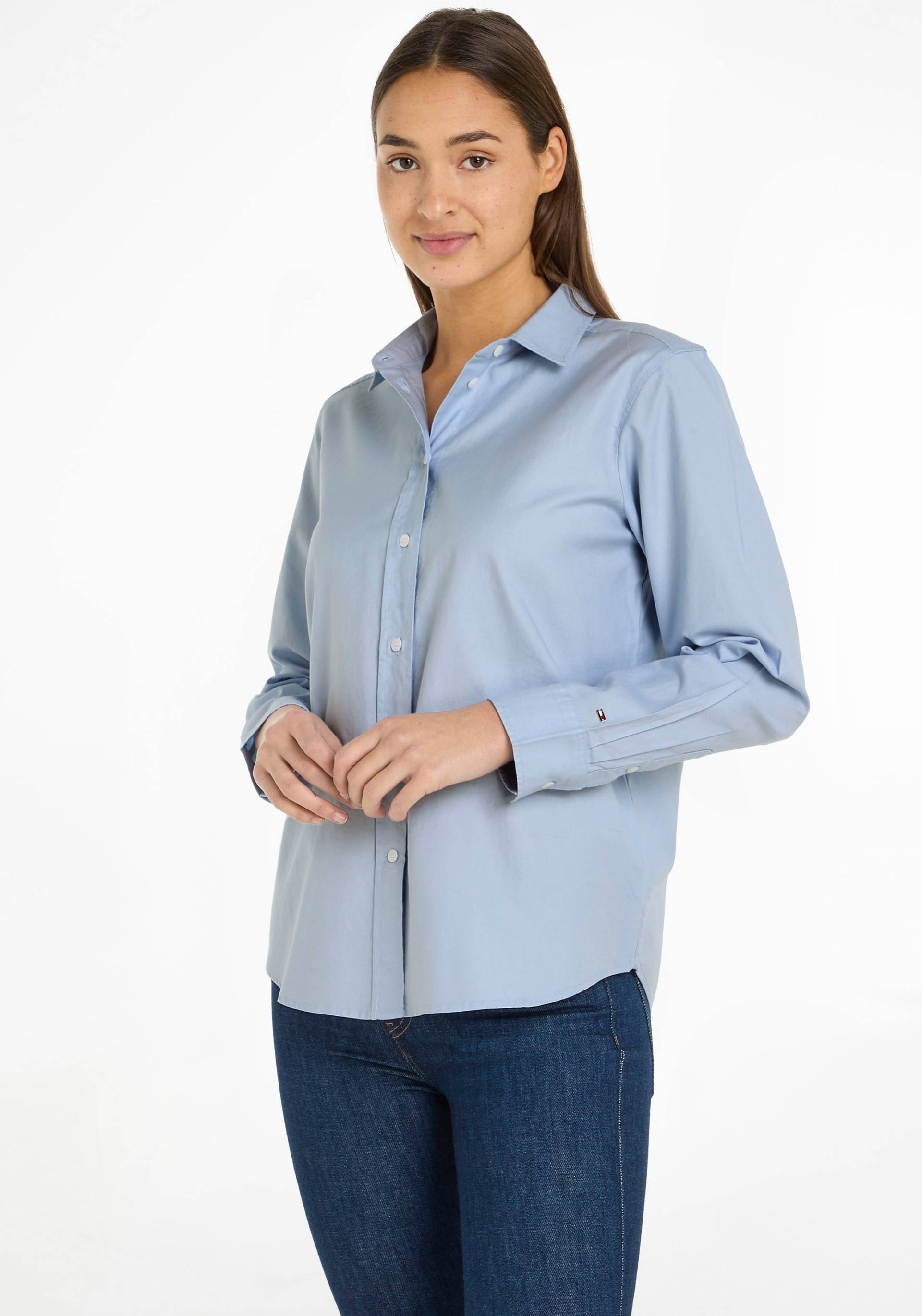 Tommy Hilfiger Hemdbluse »OXFORD RELAXED SHIRT LS«, im vielseitigen Basic-Look von Tommy Hilfiger