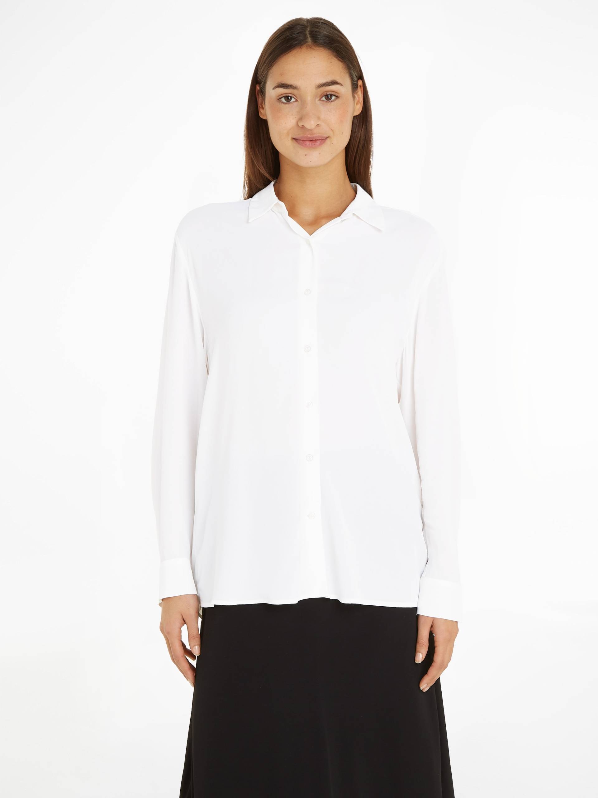 Tommy Hilfiger Hemdbluse »VISCOSE CREPE FLUID SHIRT LS« von Tommy Hilfiger