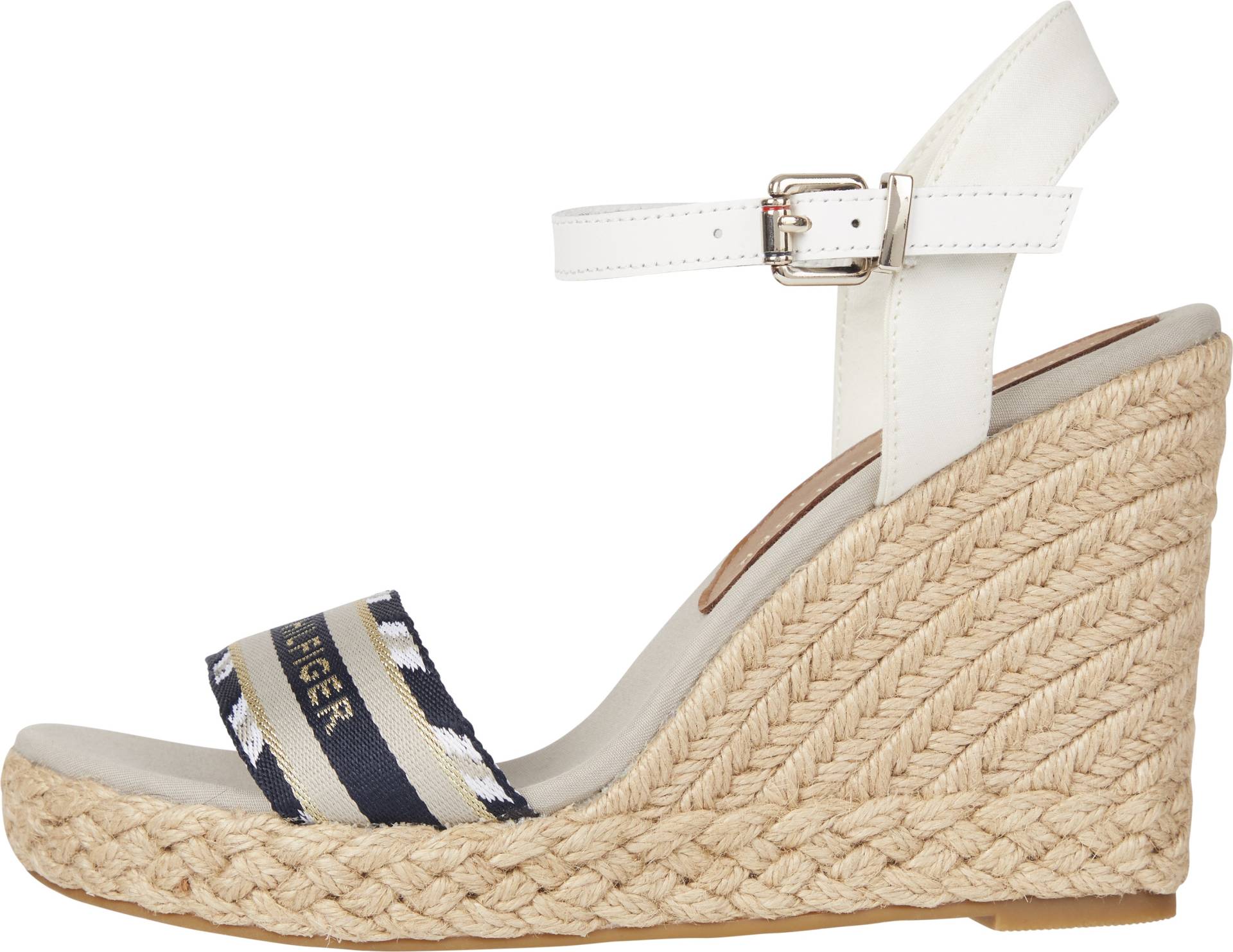 Tommy Hilfiger High-Heel-Sandalette »CORPORATE WEBBING HIGH WEDGE« von Tommy Hilfiger