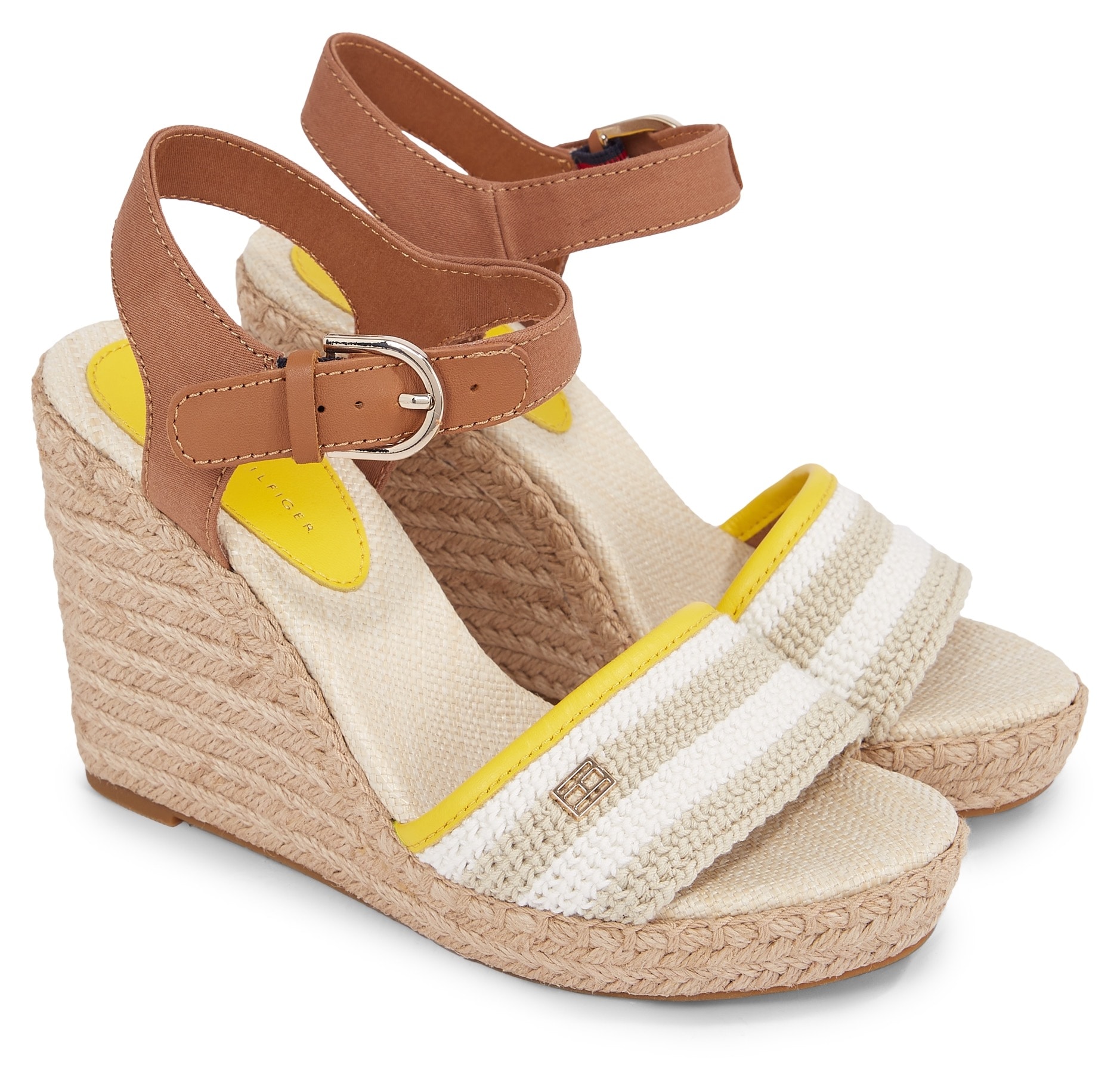 Tommy Hilfiger High-Heel-Sandalette »FEMININE CROCHET HIGH WEDGE« von Tommy Hilfiger