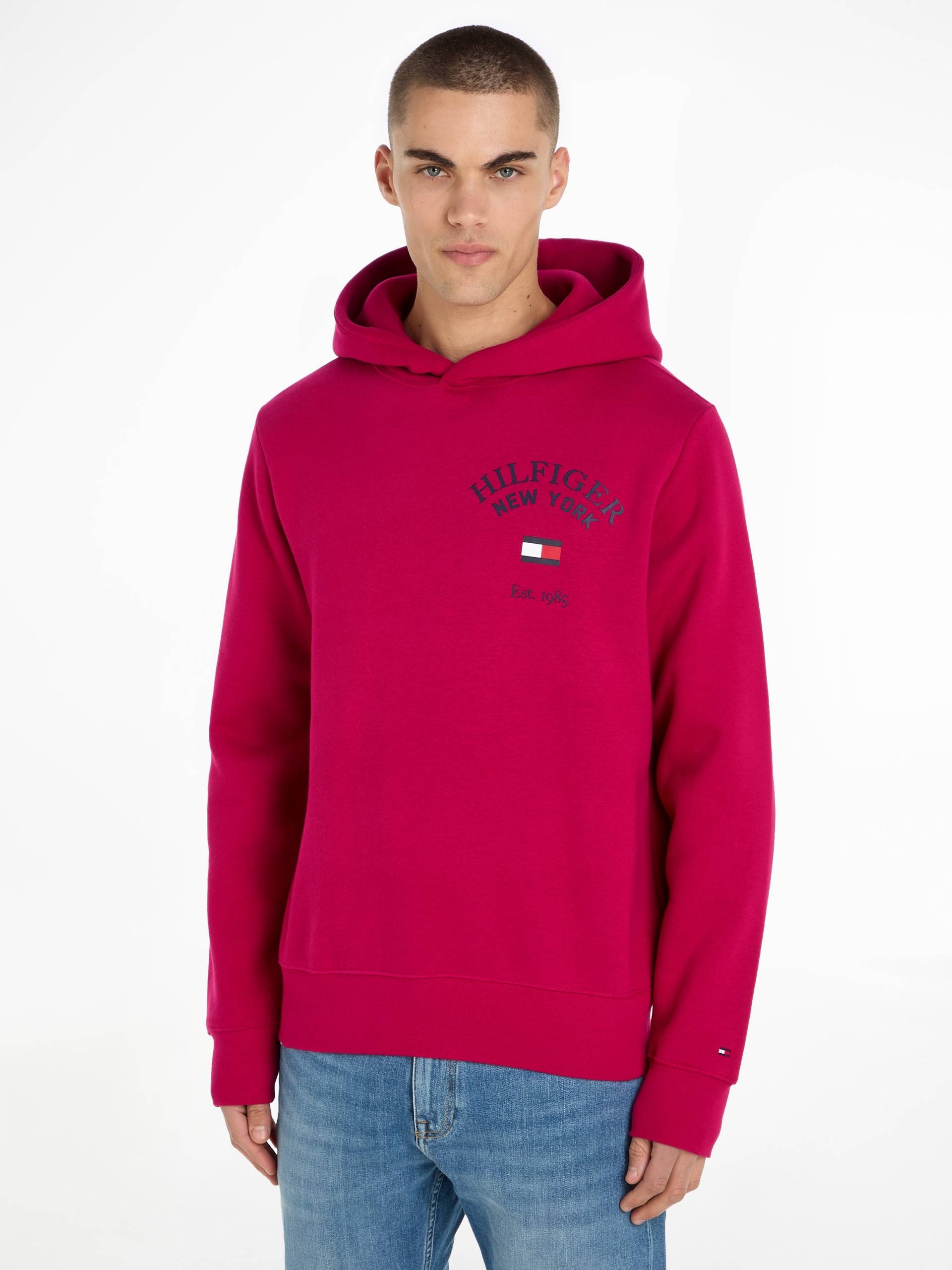 Tommy Hilfiger Hoodie »ARCHED VARSITY HOODY«, mit grossem Hilfiger Print auf der Brust von Tommy Hilfiger