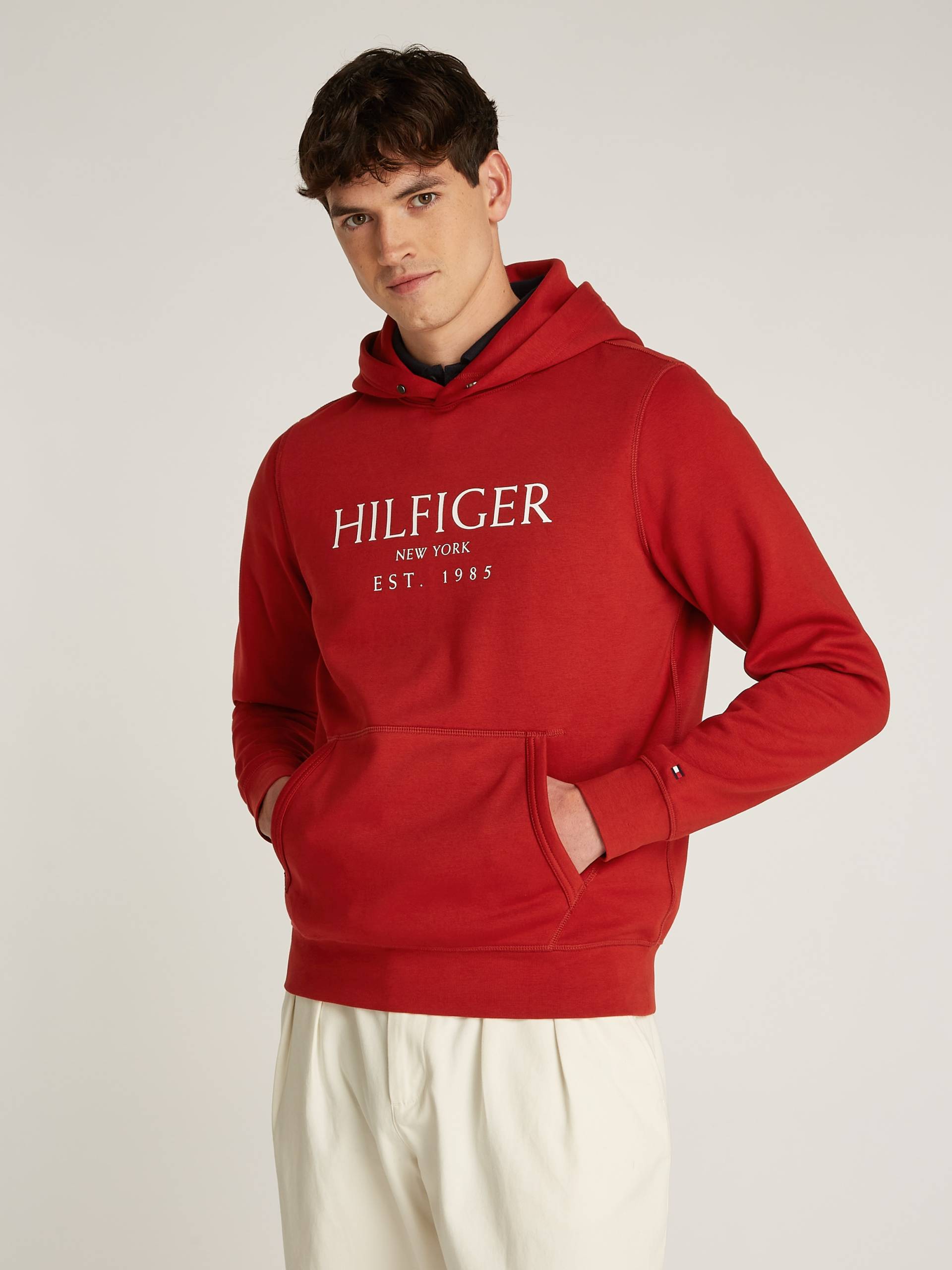 Tommy Hilfiger Hoodie »BIG HILFIGER HOODY«, mit kontrastfarbenen Print Tommy Hilfiger Hoodie »BIG HILFIGER HOODY«, mit kontrastfarbenen Print von Tommy Hilfiger