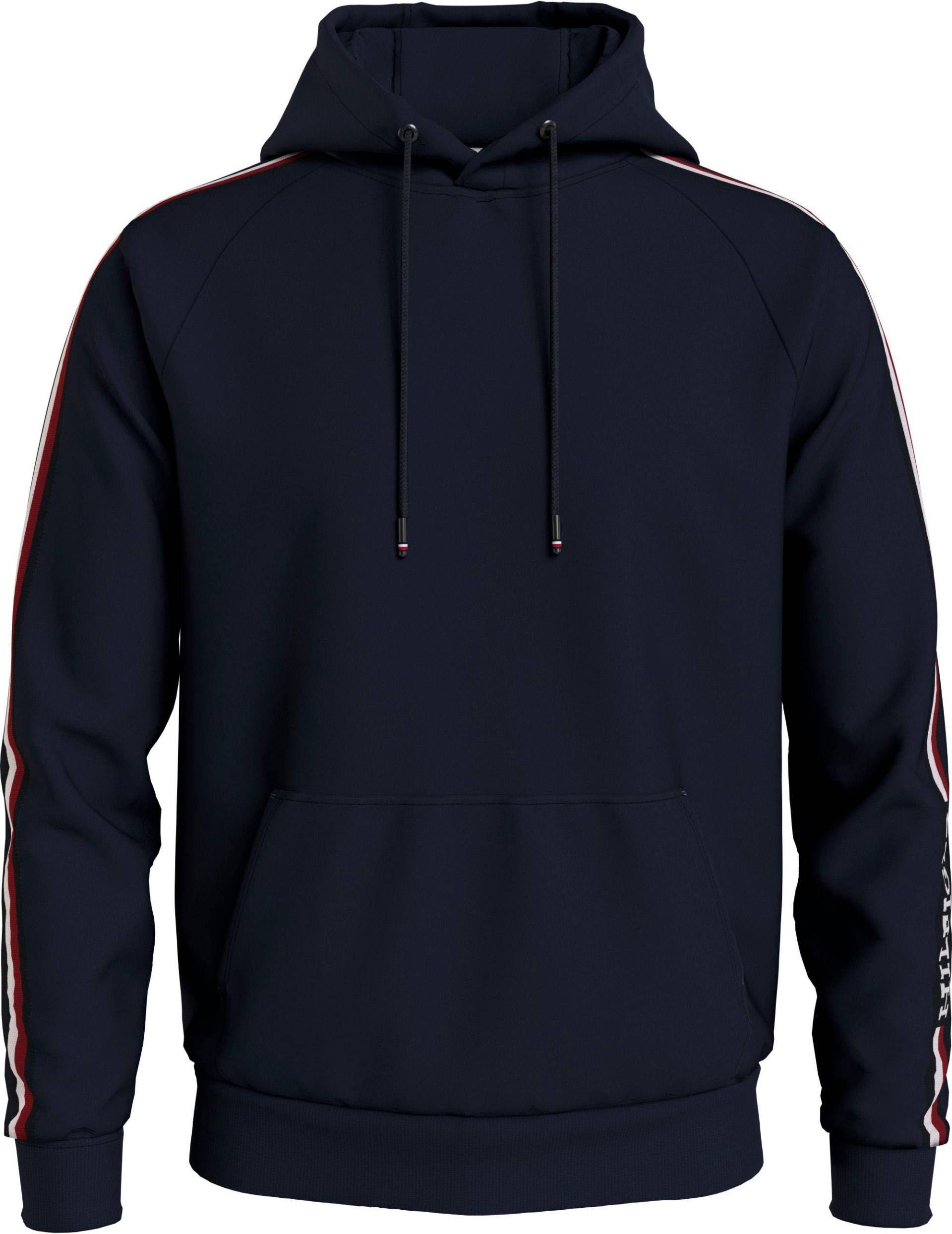 Tommy Hilfiger Hoodie »GLOBAL STRIPE HOODIE«, mit Raglanärmeln von Tommy Hilfiger