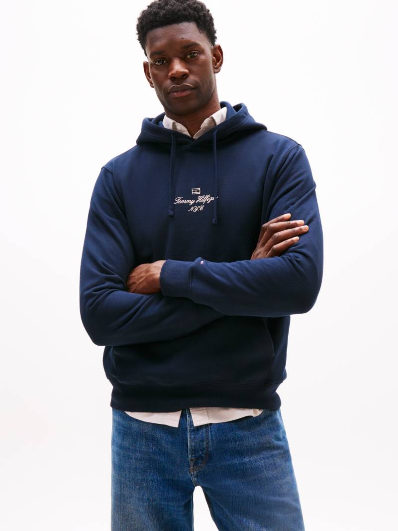 Tommy Hilfiger Hoodie »OUTLINE FLAG SCRIPT HOODIE«, mit kontrastfarbener Stickerei von Tommy Hilfiger