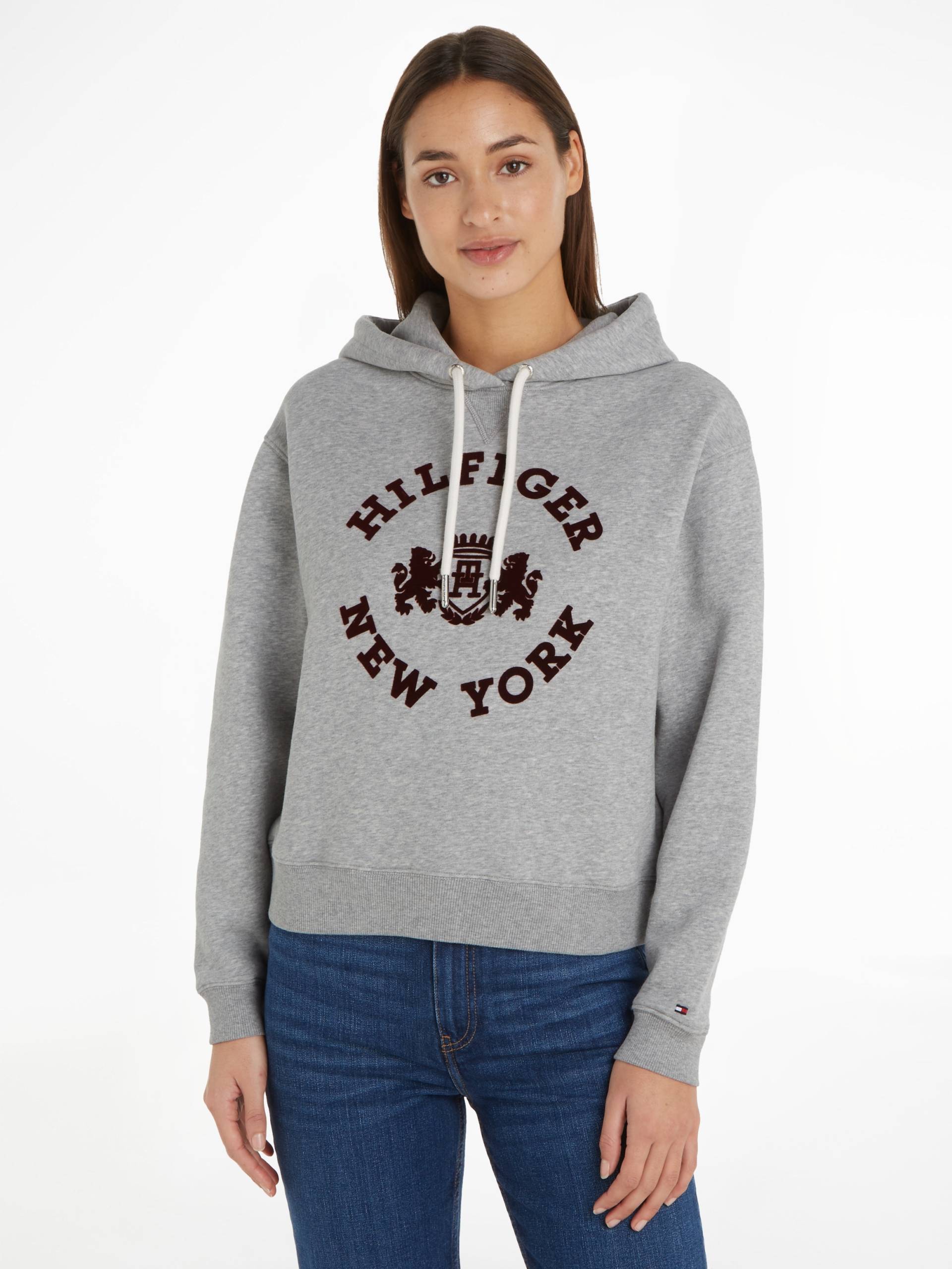 Tommy Hilfiger Hoodie »REG VARSITY FLOCK HOODIE« von Tommy Hilfiger