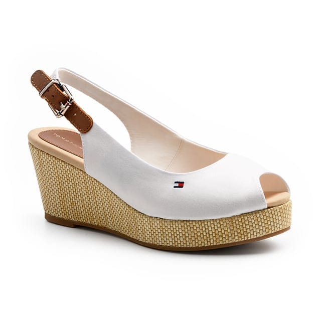 Tommy hilfiger ICONIC ELBA SLING BACK WEDGE-39 39 von Tommy hilfiger