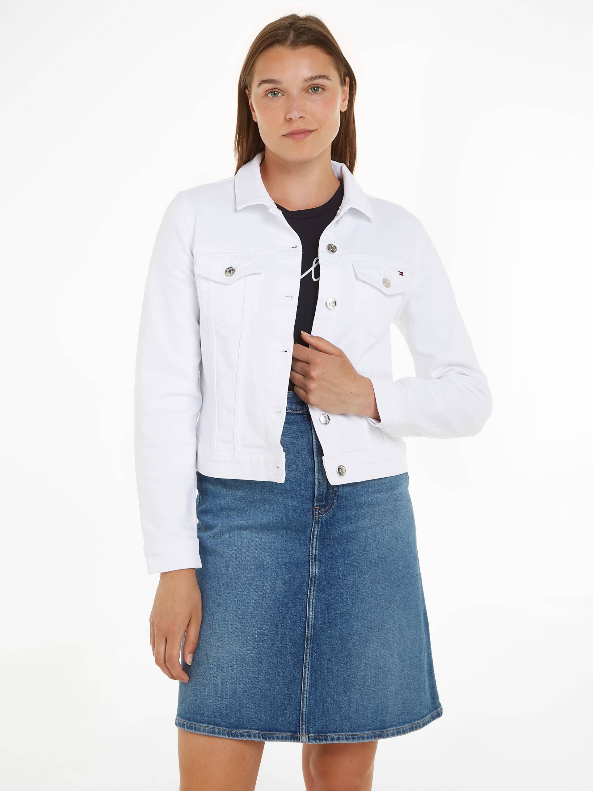 Tommy Hilfiger Jeansblazer »DNM SLIM JACKET WHITE« von Tommy Hilfiger