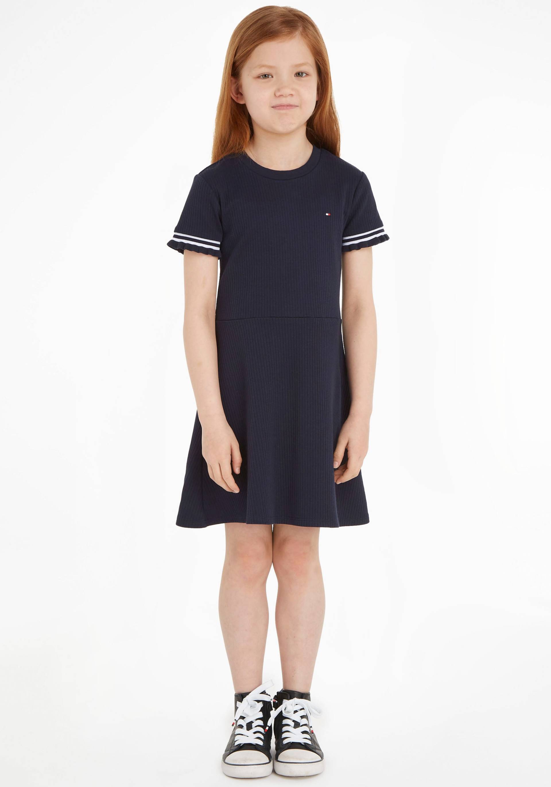 Tommy Hilfiger Jerseykleid »RUFFLE RIB KNIT DRESS« von Tommy Hilfiger