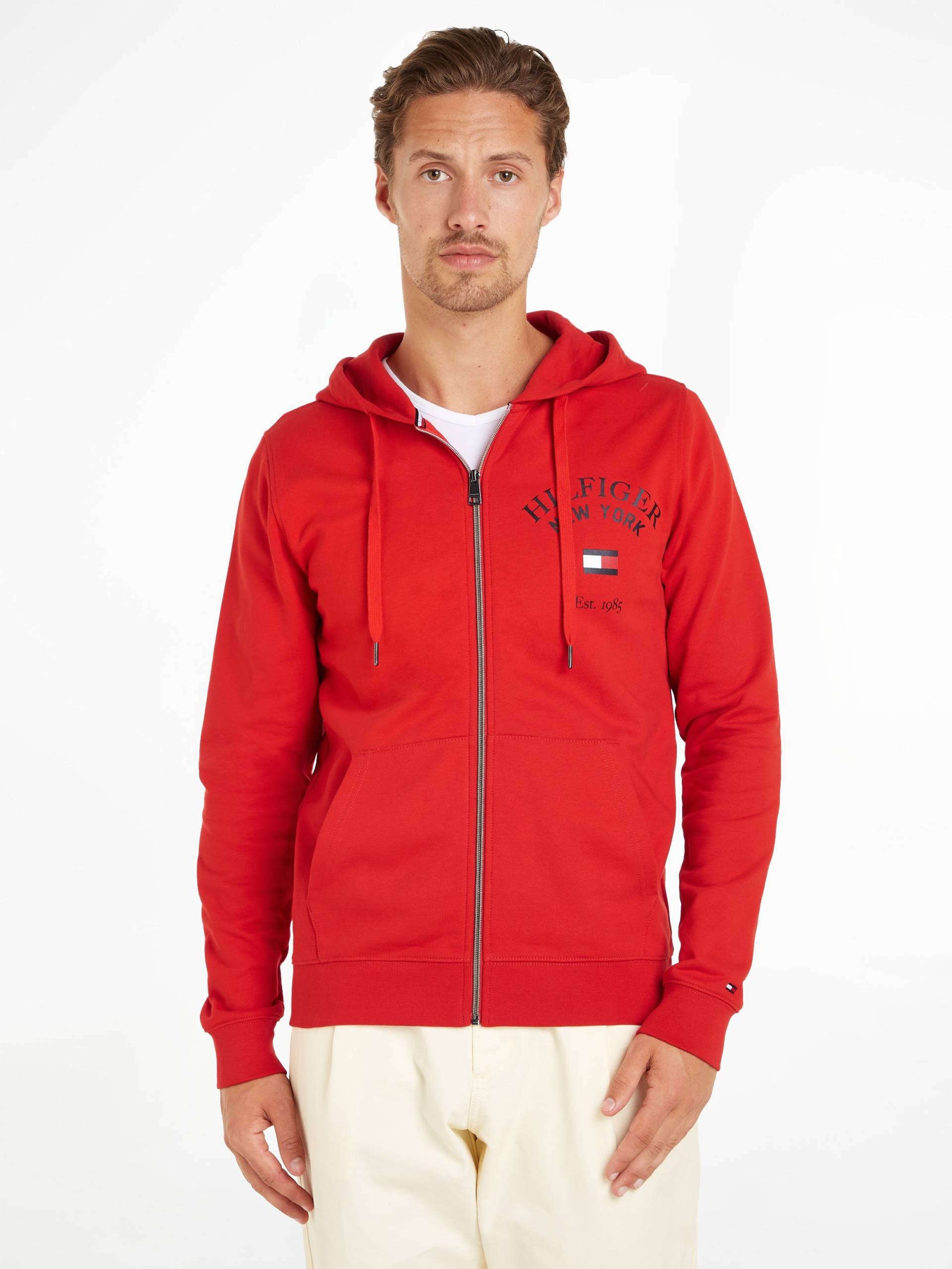 Tommy Hilfiger Kapuzensweatjacke »WCC ARCHED VARSITY ZIP THRU« von Tommy Hilfiger