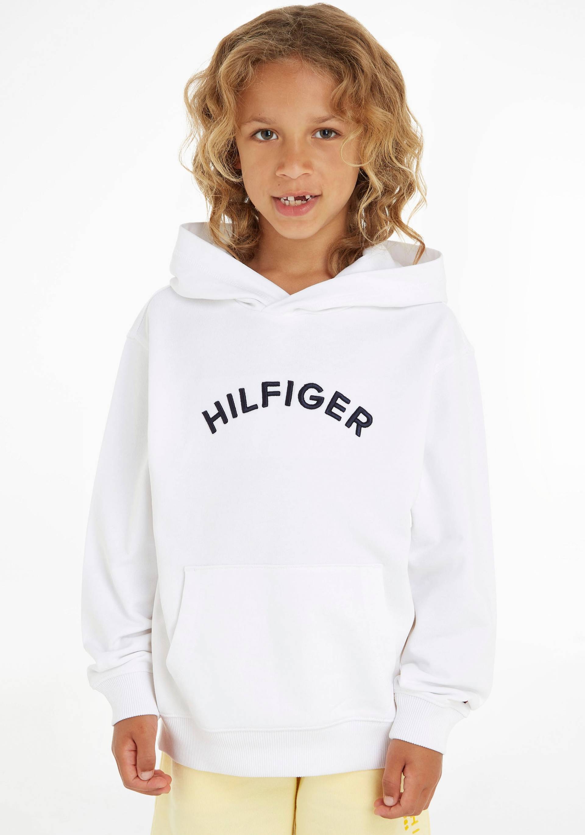 Tommy Hilfiger Kapuzensweatshirt »U HILFIGER ARCHED HOODY« von Tommy Hilfiger