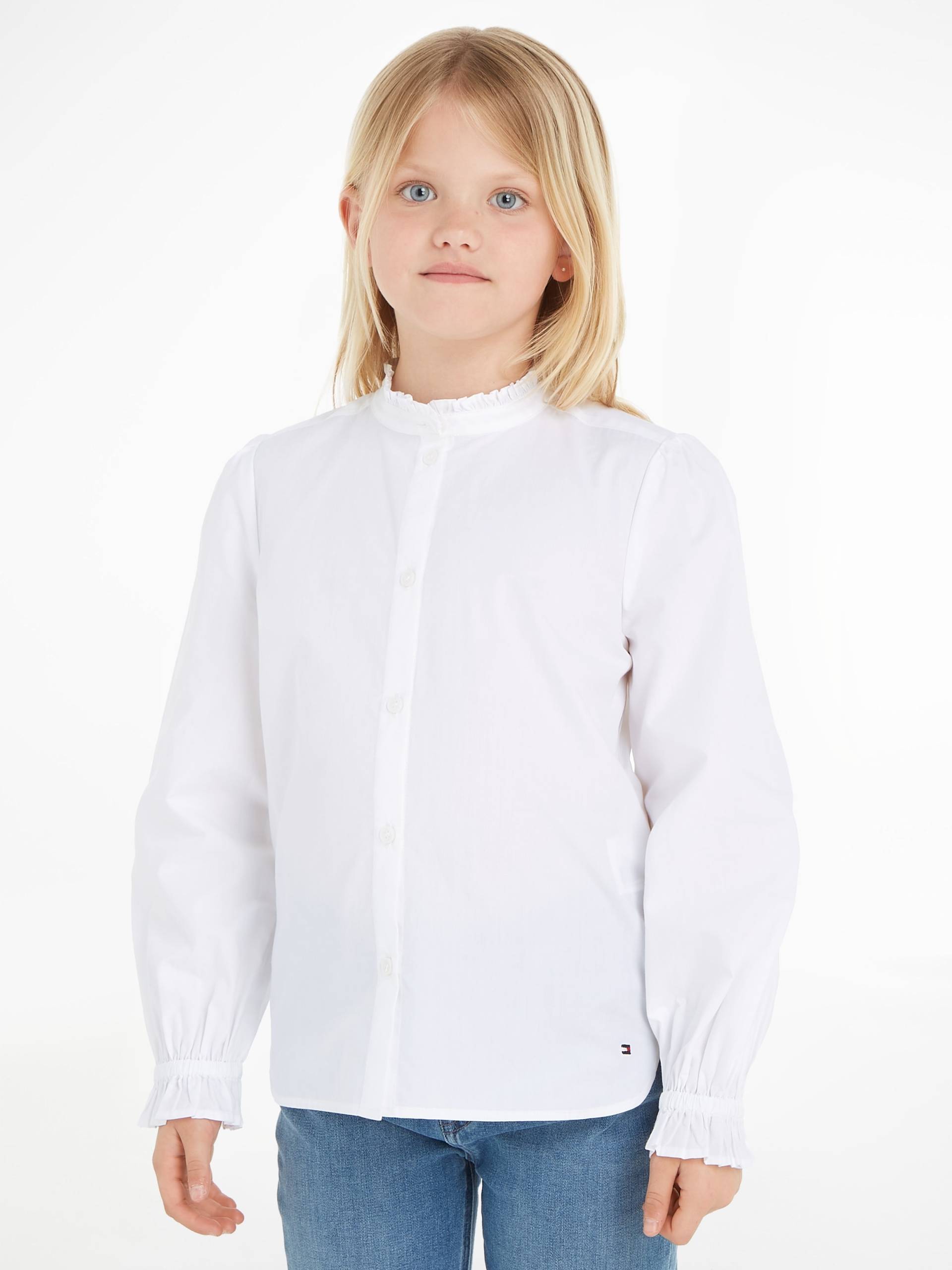 Tommy Hilfiger Rüschenbluse »RUFFLE COLLAR SHIRT« von Tommy Hilfiger