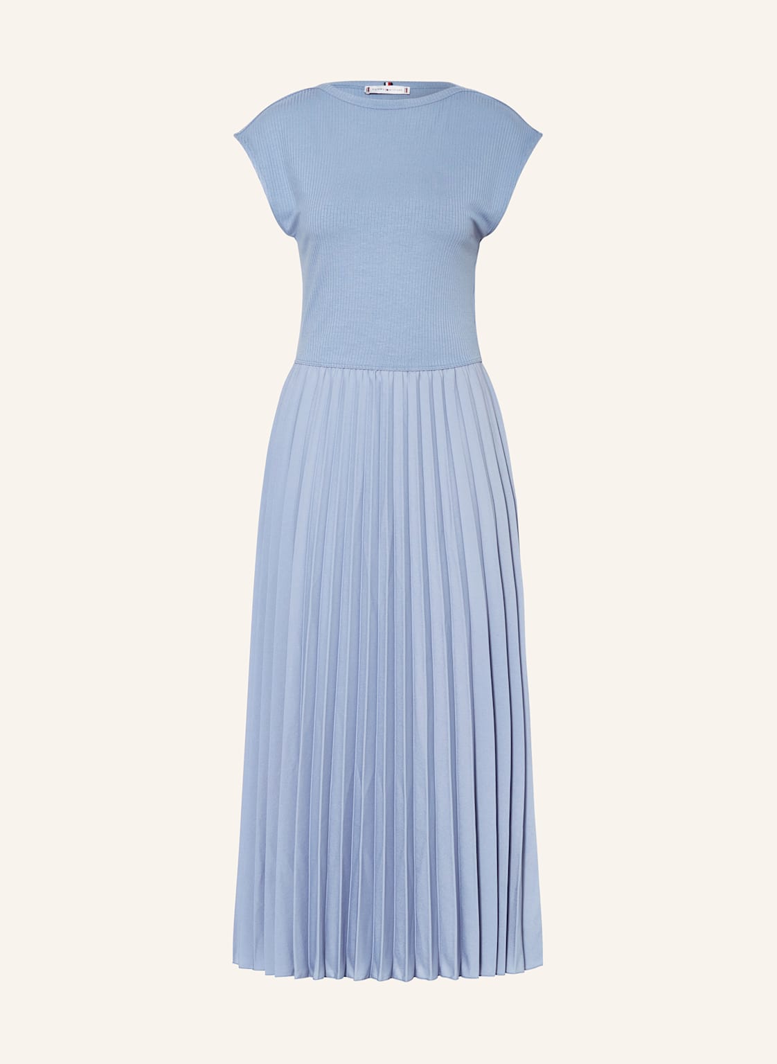 Tommy Hilfiger Kleid Im Materialmix blau Tommy Hilfiger Kleid Im Materialmix blau von Tommy Hilfiger