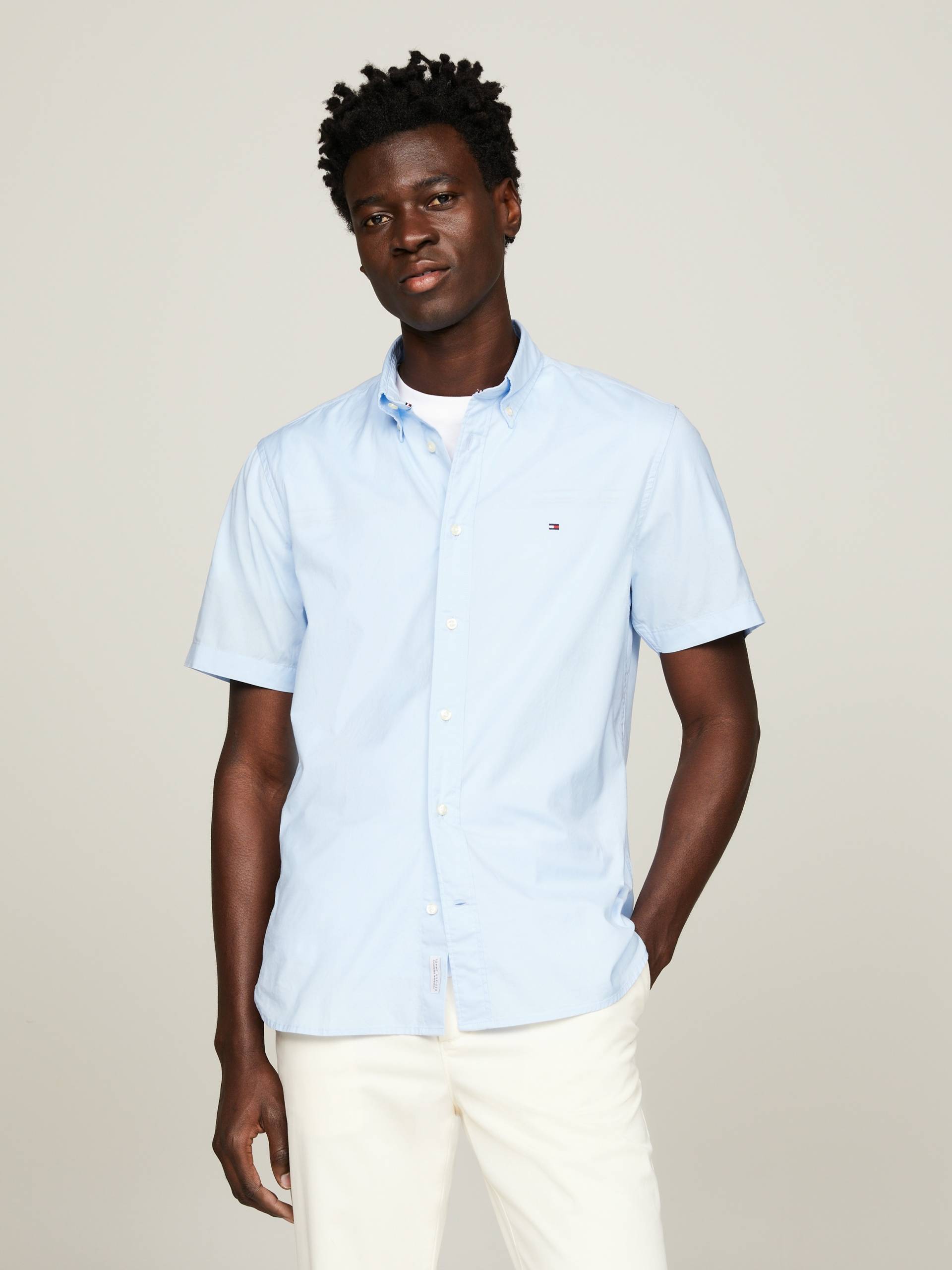 Tommy Hilfiger Kurzarmhemd »FLEX POPLIN RF SHIRT S/S« von Tommy Hilfiger