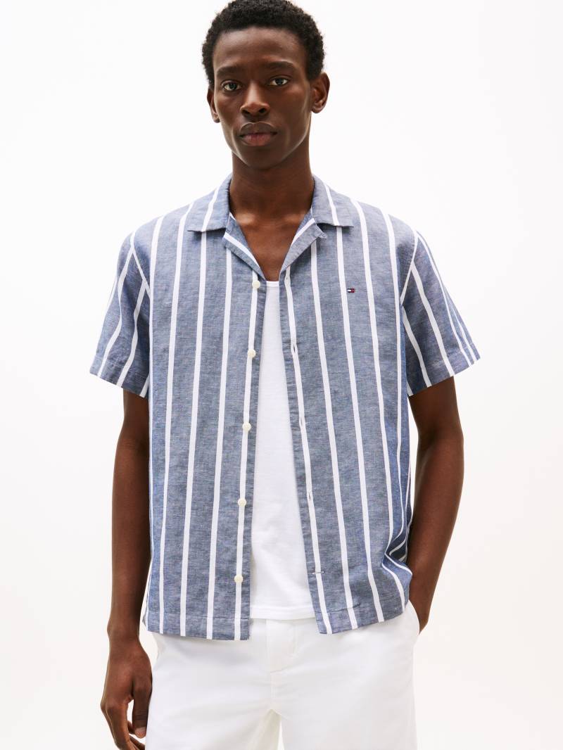 Tommy Hilfiger Kurzarmhemd »LINEN BLEND STRIPED SS RF SHIRT« von Tommy Hilfiger