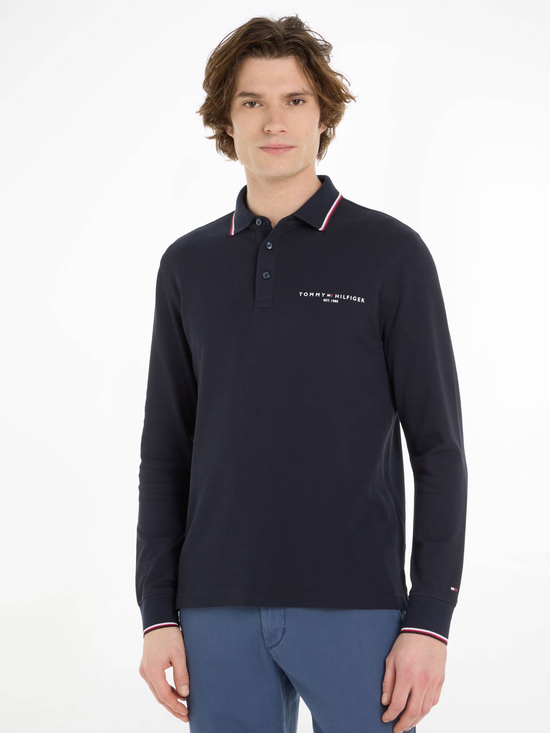 Tommy Hilfiger Langarm-Poloshirt »TIPPED PLACE L/S SLIM POLO« von Tommy Hilfiger