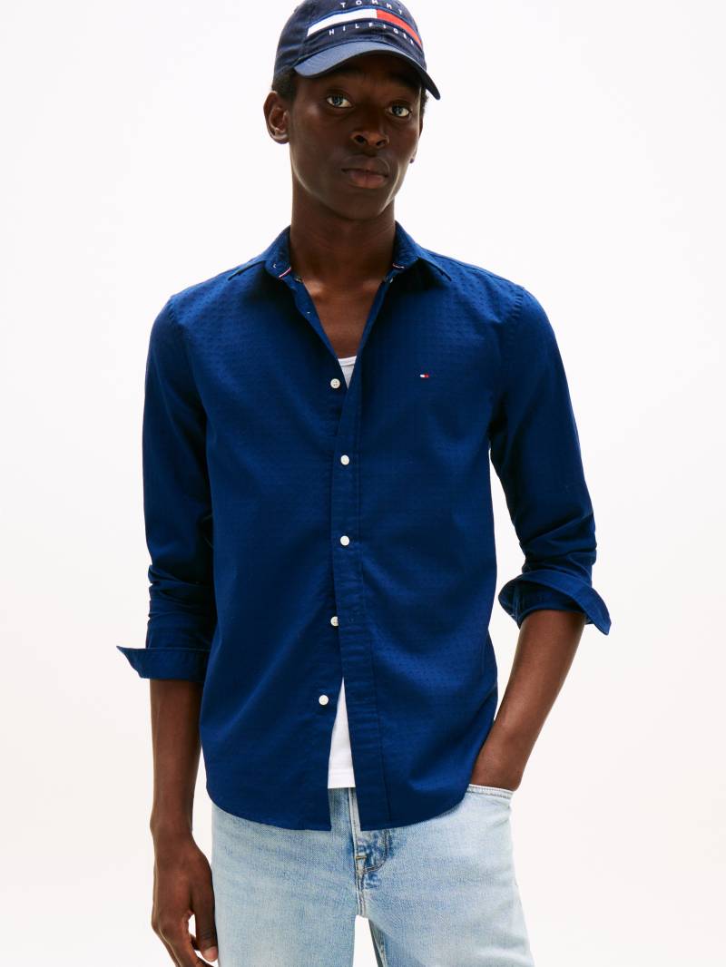 Tommy Hilfiger Langarmhemd »DOBBY STRUCTURE RF SHIRT« von Tommy Hilfiger