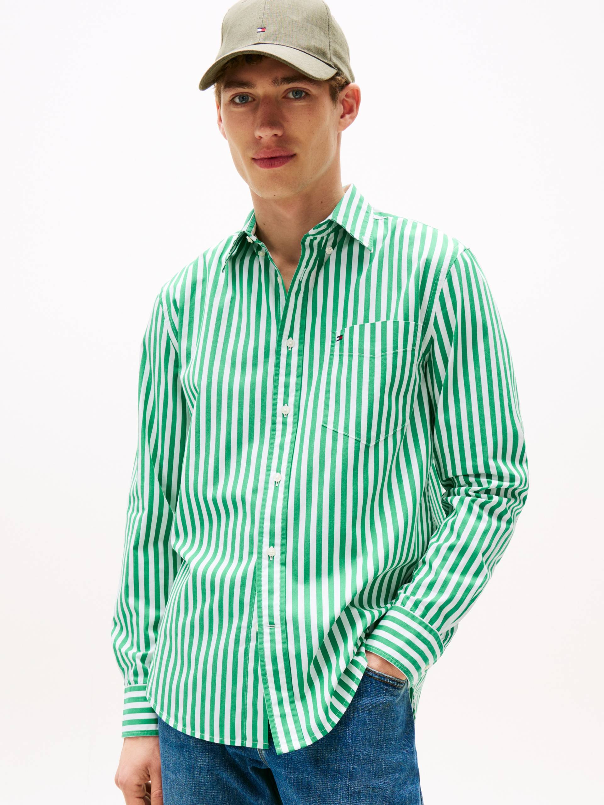 Tommy Hilfiger Langarmhemd »FLEX POPLIN BOLD STRIPE SHIRT« Tommy Hilfiger Langarmhemd »FLEX POPLIN BOLD STRIPE SHIRT« von Tommy Hilfiger