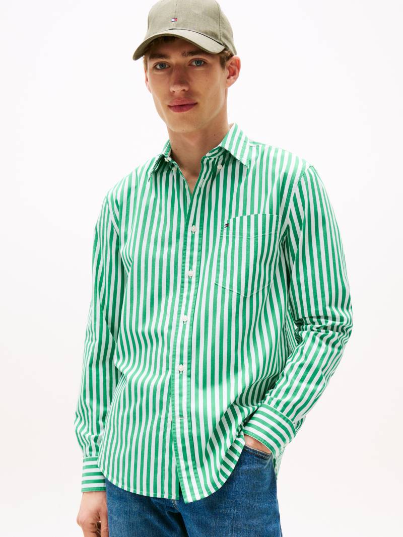 Tommy Hilfiger Langarmhemd »FLEX POPLIN BOLD STRIPE SHIRT« von Tommy Hilfiger