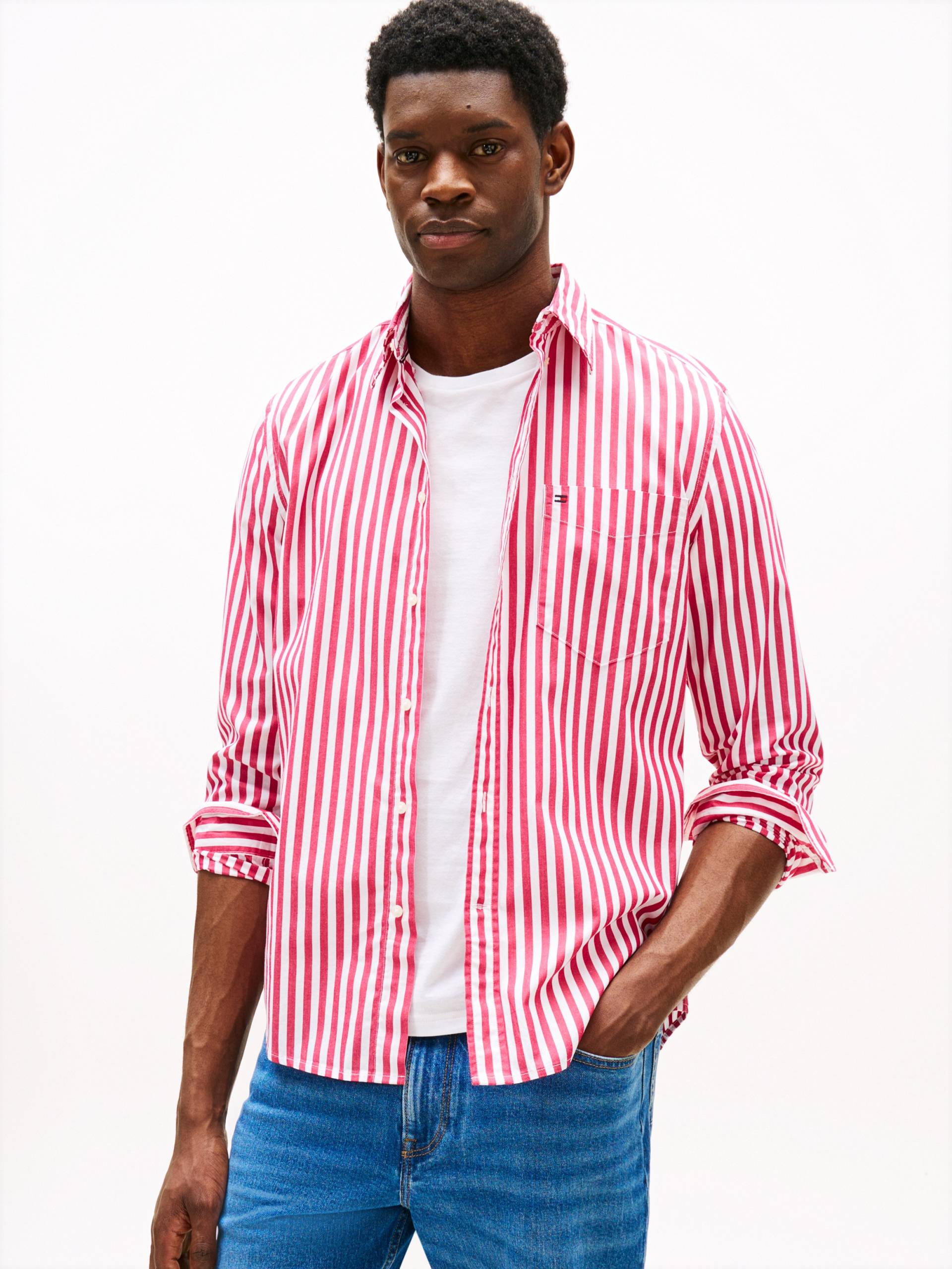 Tommy Hilfiger Langarmhemd »FLEX POPLIN BOLD STRIPE SHIRT« Tommy Hilfiger Langarmhemd »FLEX POPLIN BOLD STRIPE SHIRT« von Tommy Hilfiger