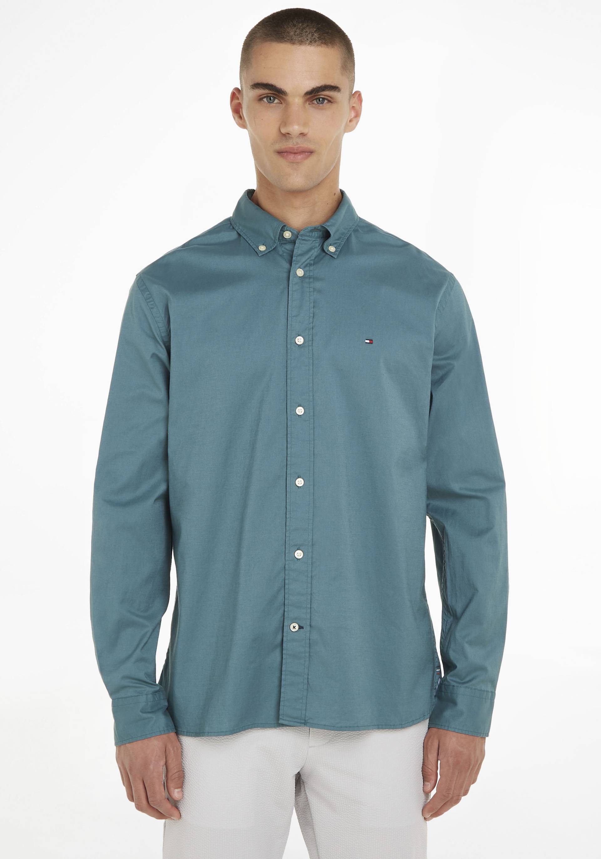 Tommy Hilfiger Langarmhemd »FLEX POPLIN RF SHIRT« von Tommy Hilfiger