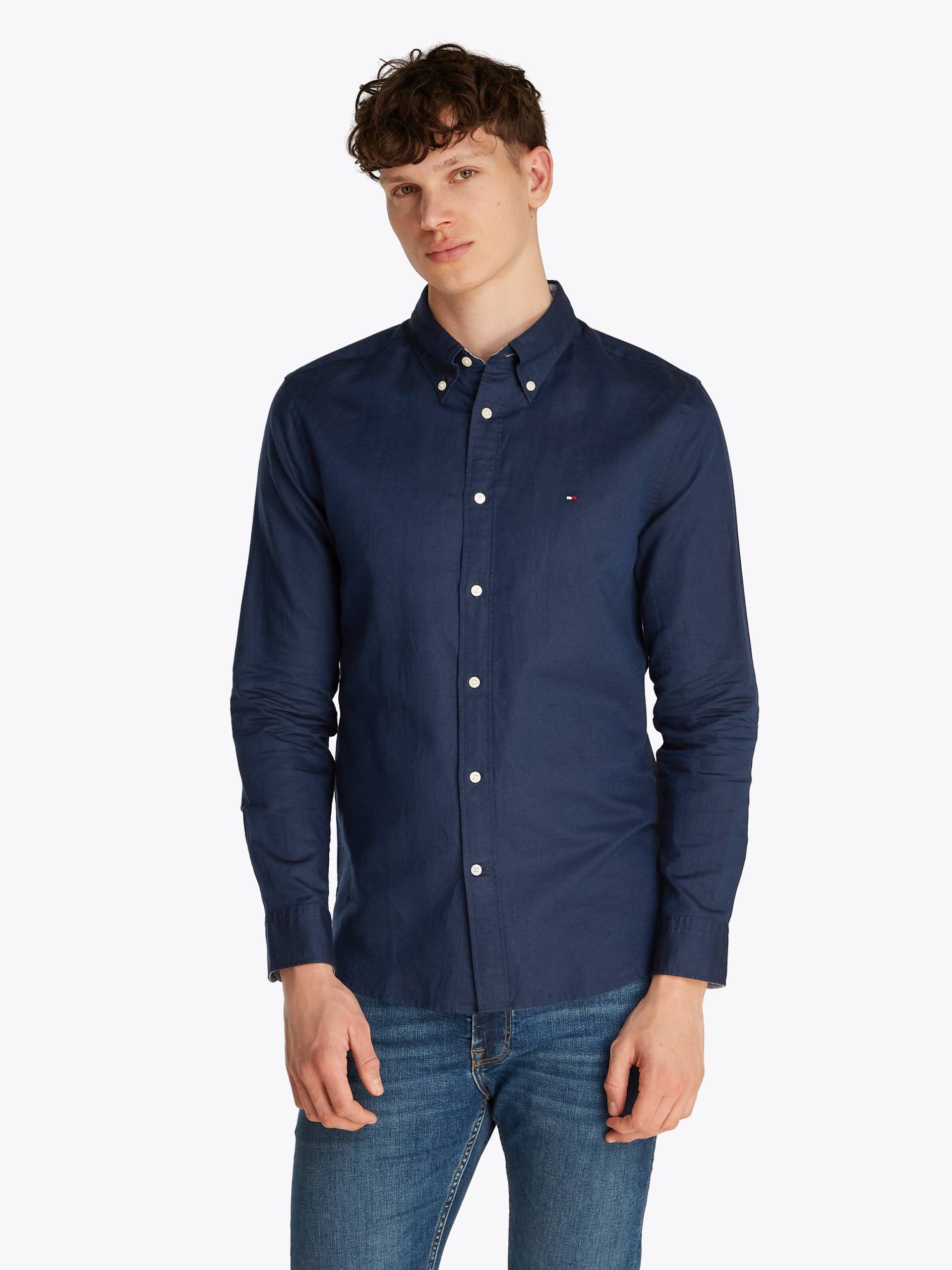 Tommy Hilfiger Langarmhemd »LINEN BLEND SOLID RF SHIRT«, mit Button-down-Kragen Tommy Hilfiger Langarmhemd »LINEN BLEND SOLID RF SHIRT«, mit Button-down-Kragen von Tommy Hilfiger