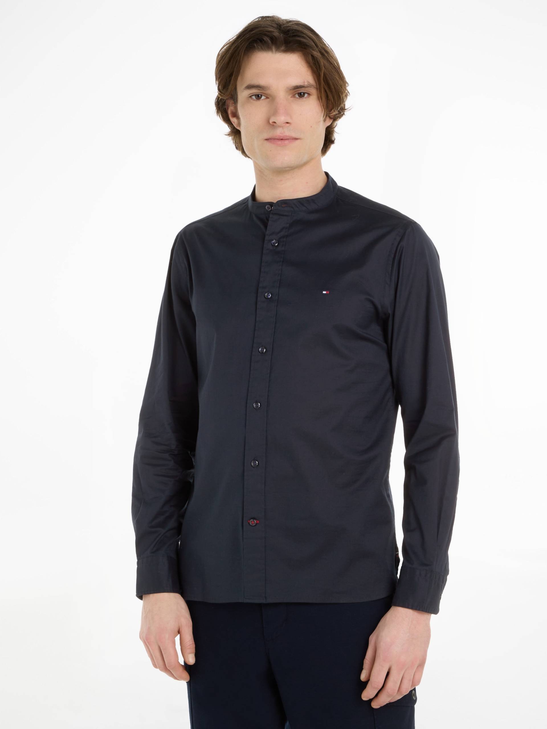 Tommy Hilfiger Langarmhemd »NATURAL SOFT FLEX MAO RF SHIRT« von Tommy Hilfiger