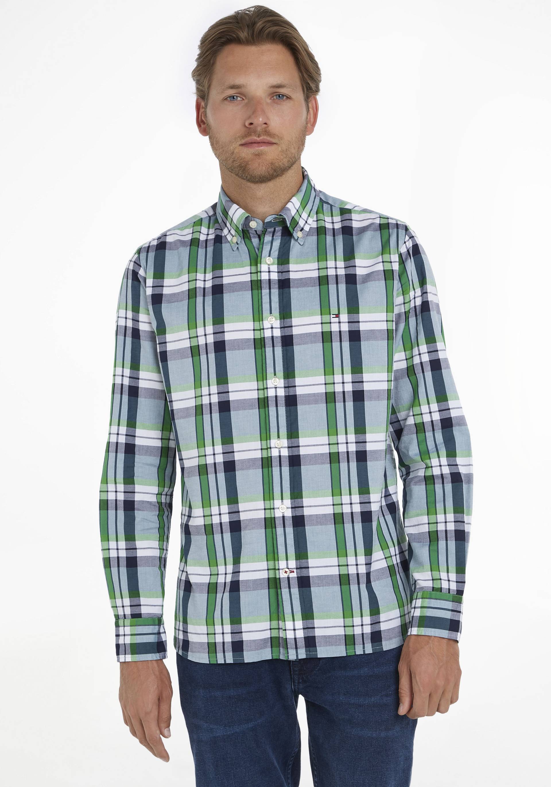 Tommy Hilfiger Langarmhemd »NATURAL SOFT TARTAN RF SHIRT« von Tommy Hilfiger