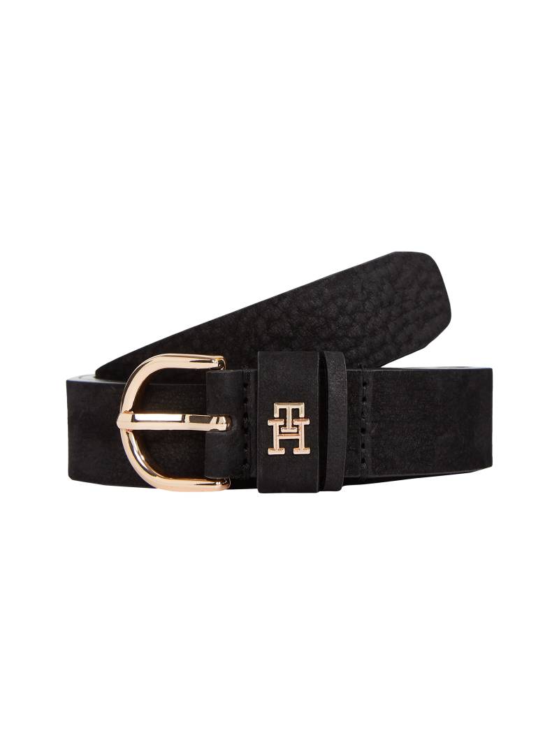 Tommy Hilfiger Ledergürtel »ESSENTIAL EFFORTLESS 2.5 NUBUCK«, Logoemblem, weiche Haptik von Tommy Hilfiger