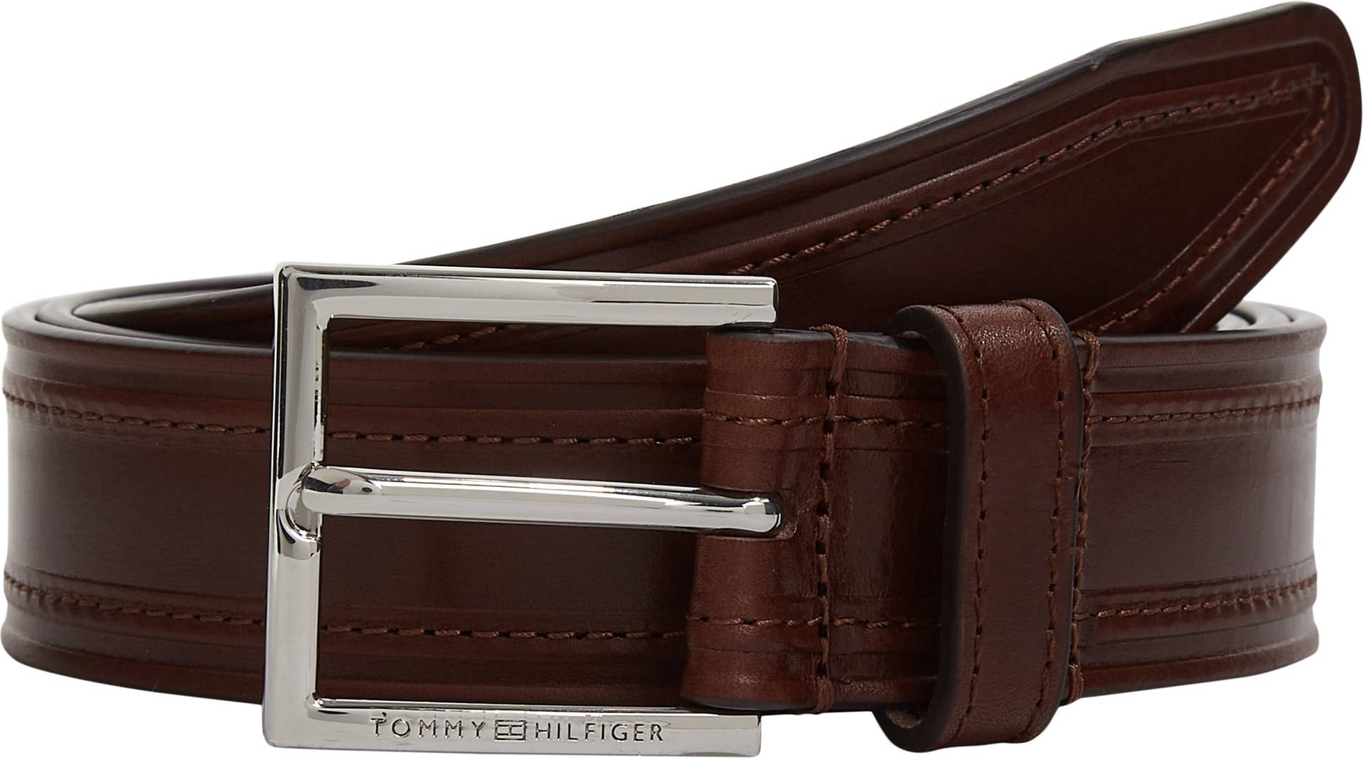 Tommy Hilfiger Ledergürtel »HUDSON EMBOSS LEATHER 3.0«, Grössenverstellbar von Tommy Hilfiger