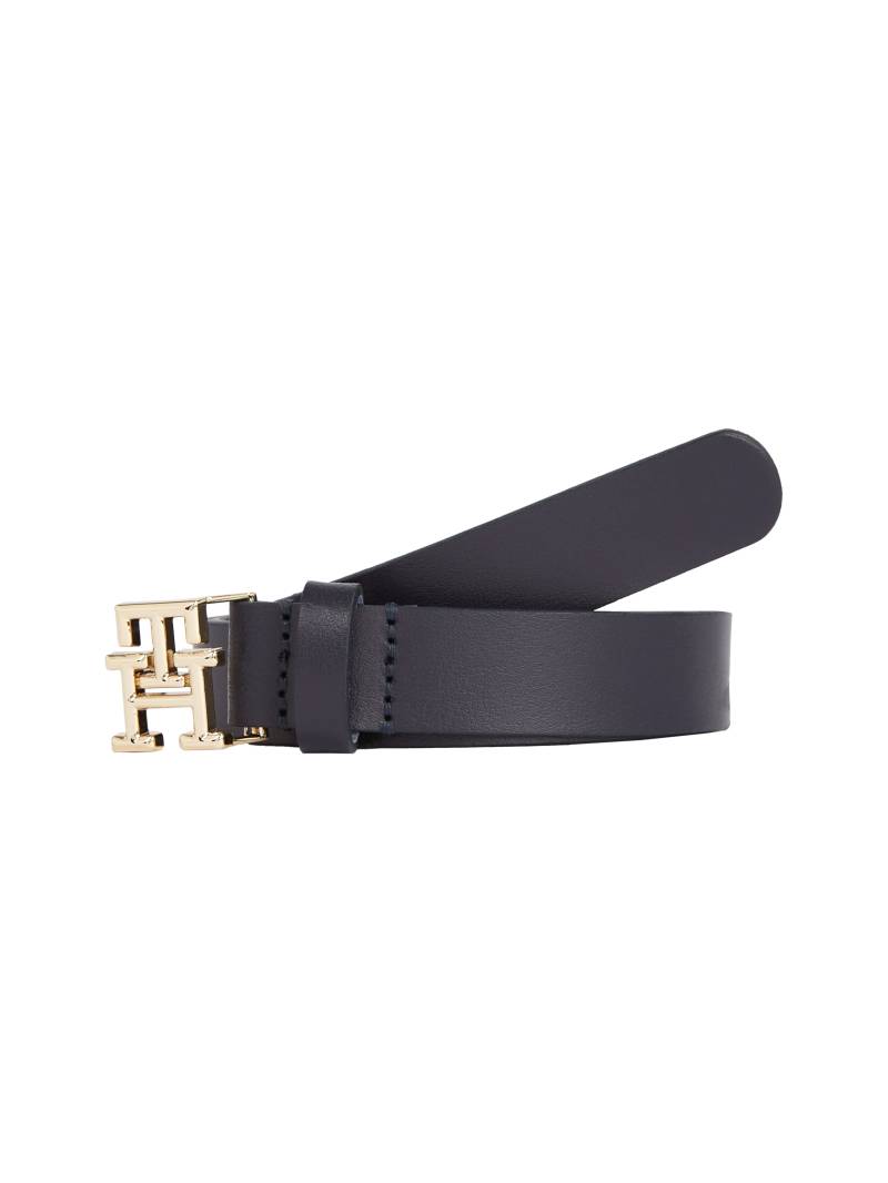 Tommy Hilfiger Ledergürtel »TH LOGO 2.5«, mit Monogramm- Schnalle von Tommy Hilfiger