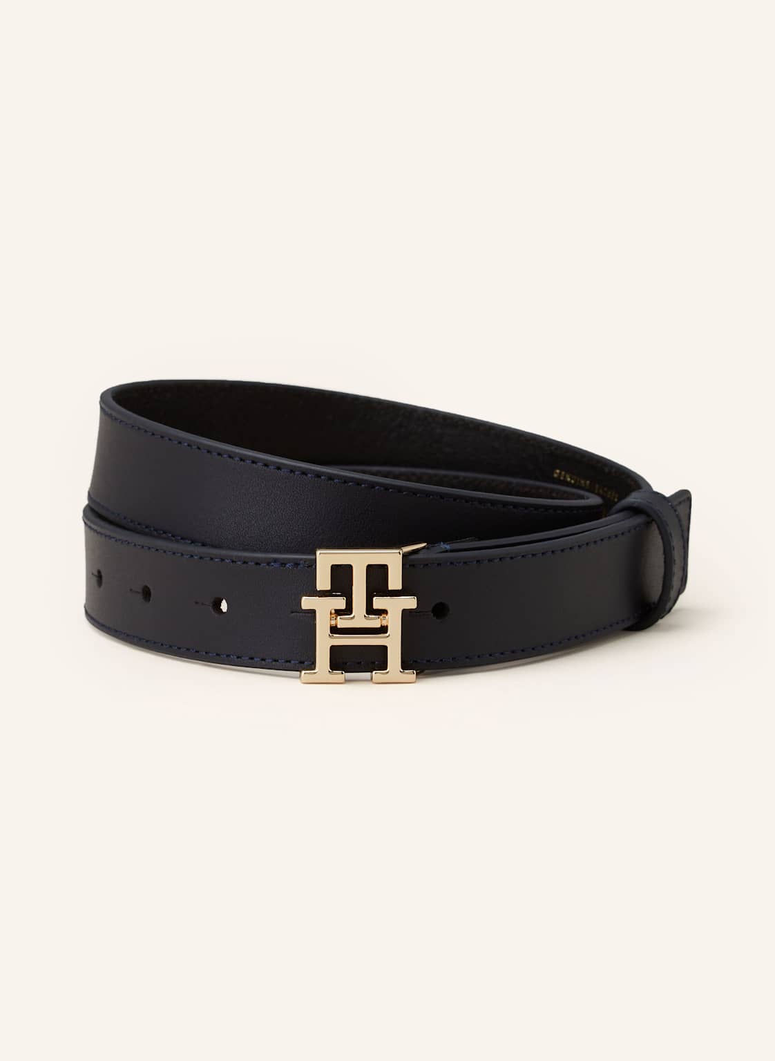 Tommy Hilfiger Ledergürtel blau von Tommy Hilfiger