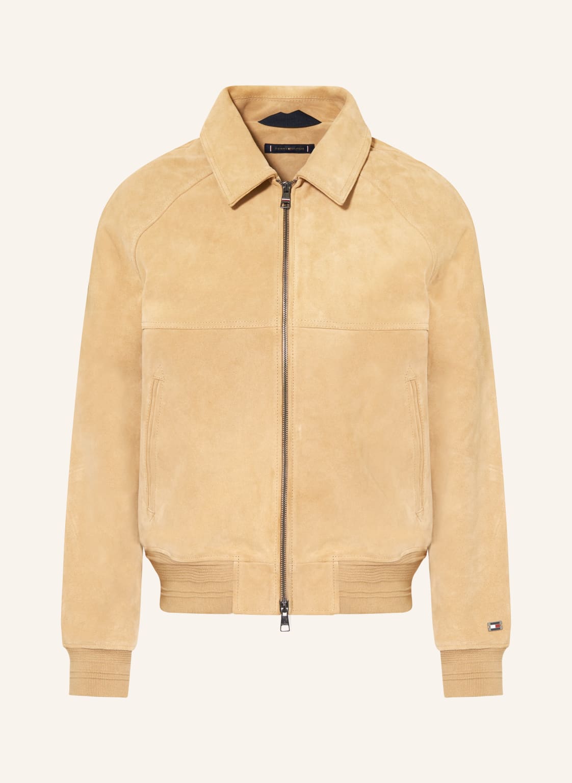 Tommy Hilfiger Lederjacke beige von Tommy Hilfiger