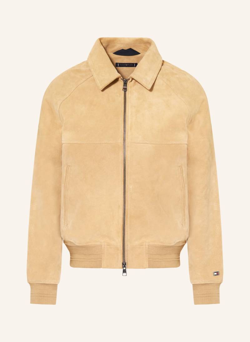 Tommy Hilfiger Lederjacke beige von Tommy Hilfiger