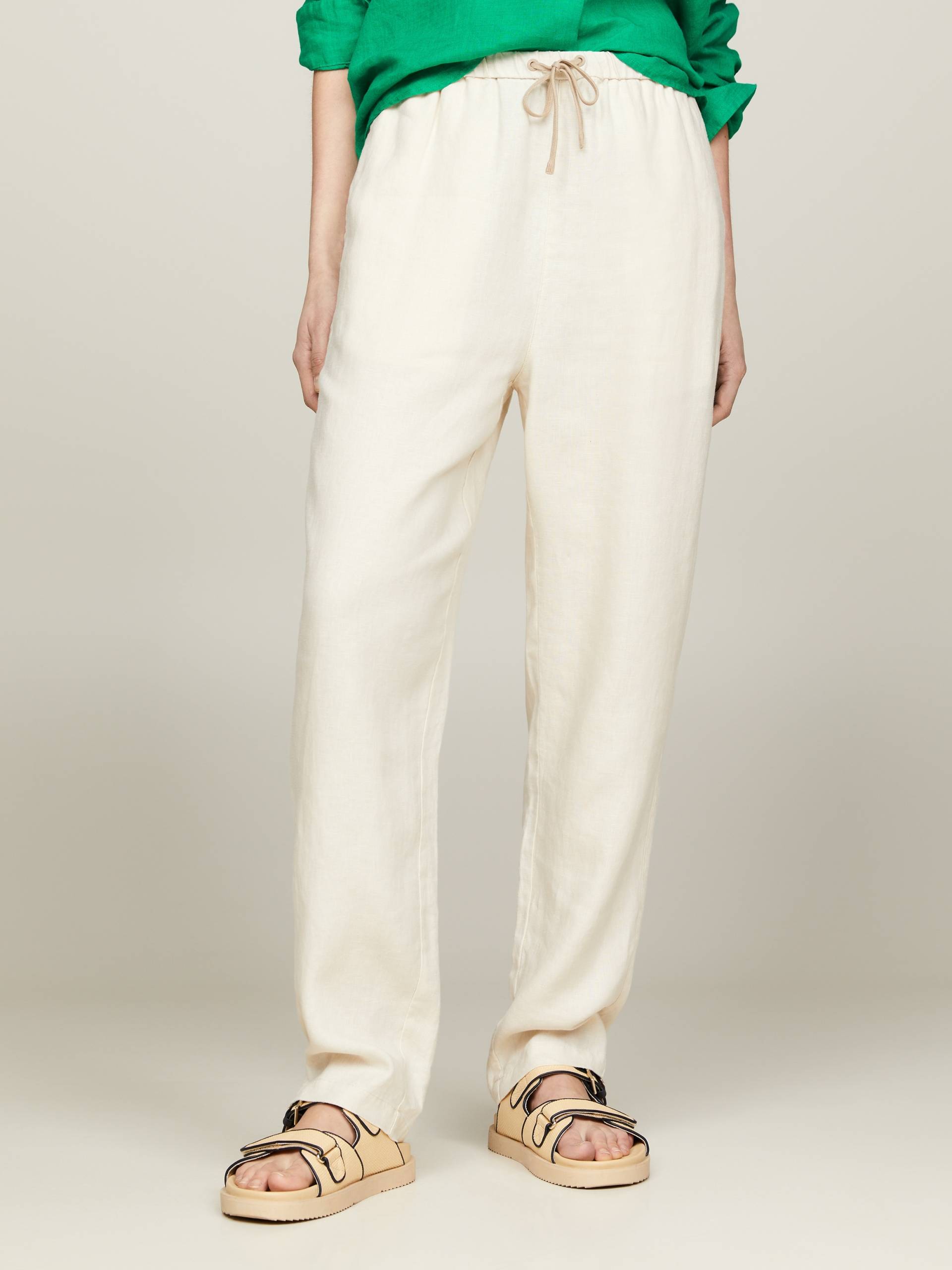 Tommy Hilfiger Leinenhose »CASUAL LINEN TAPER PULL ON PANT« von Tommy Hilfiger