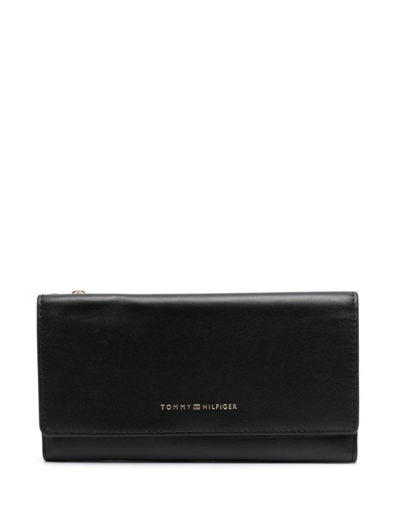 Tommy Hilfiger Luxe slip flap wallet - Black von Tommy Hilfiger