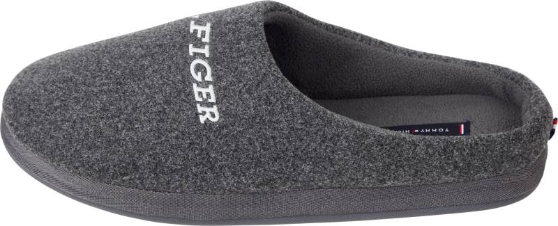 Tommy Hilfiger Pantoffel »HILFIGER WARM FELT HOMESLIPPER« von Tommy Hilfiger