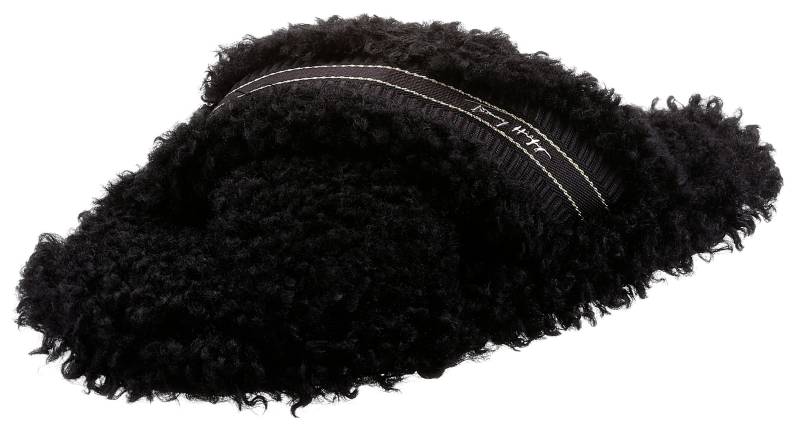 Tommy Hilfiger Pantoffel »SHERPA FUR HOME SLIPPERS STRAPS« von Tommy Hilfiger