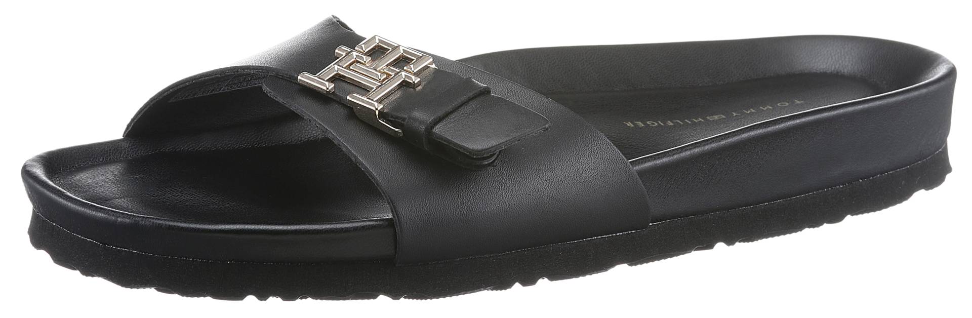 Tommy Hilfiger Pantolette »TH MULE SANDAL LEATHER« von Tommy Hilfiger