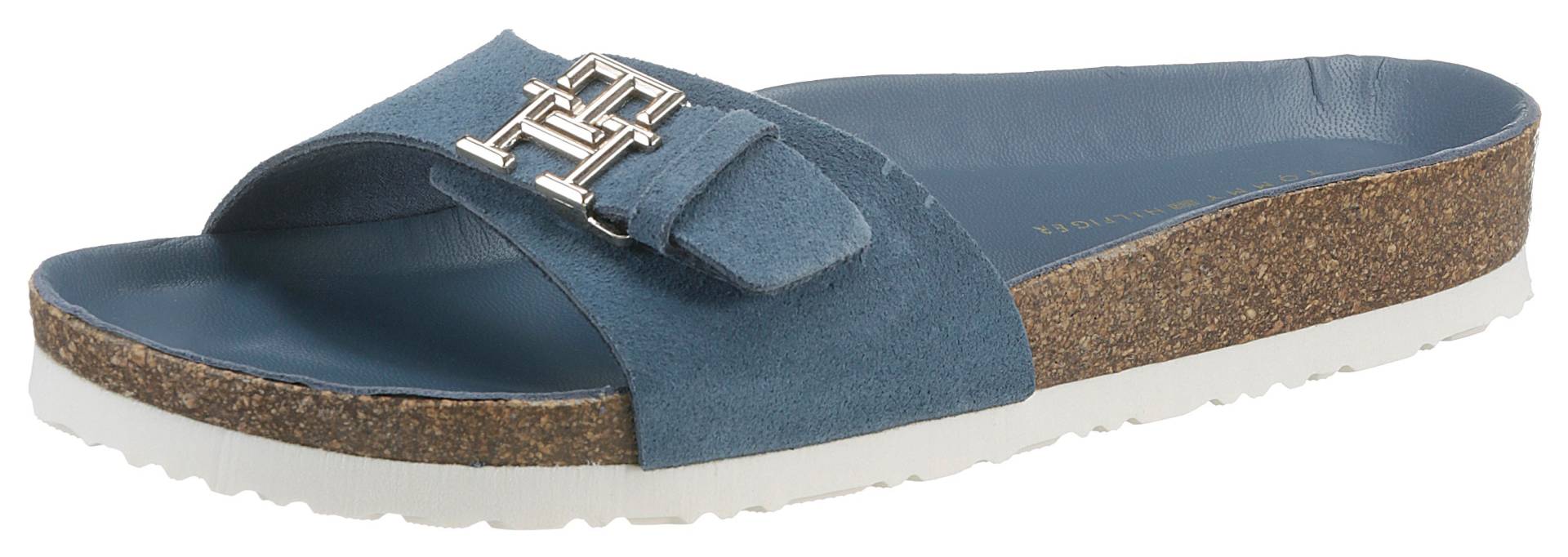 Tommy Hilfiger Pantolette »TH MULE SANDAL SUEDE« von Tommy Hilfiger