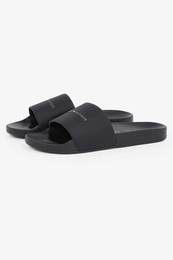 Tommy Hilfiger Pantoletten | Black | Herren  | EU45 von Tommy Hilfiger