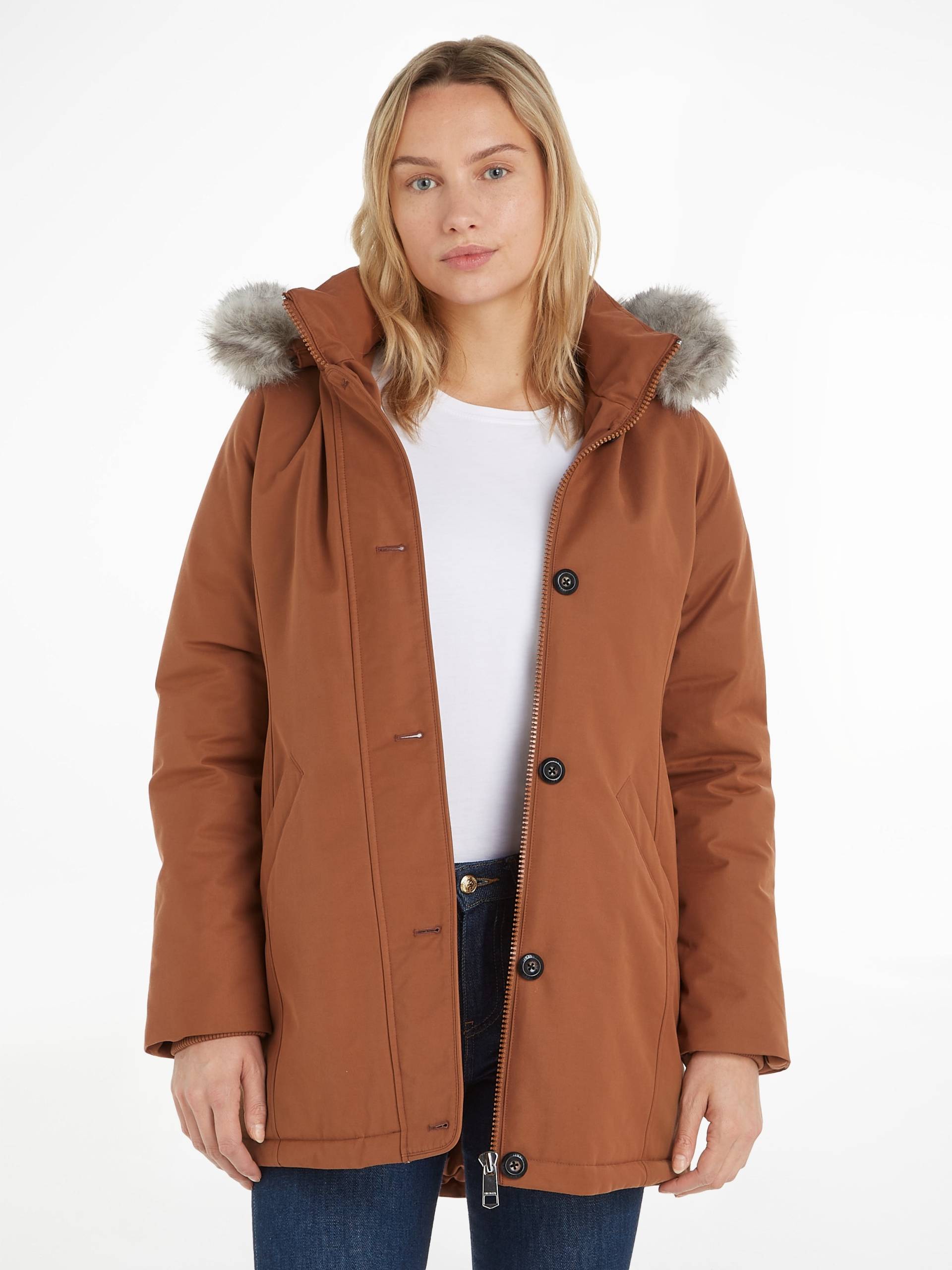 Tommy Hilfiger Parka »PADDED PARKA WITH FUR«, mit Kapuze von Tommy Hilfiger