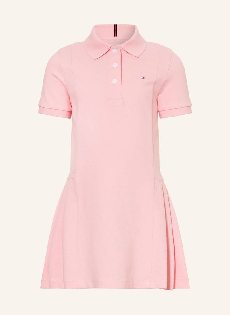 Tommy Hilfiger Piqué-Polokleid rosa von Tommy Hilfiger