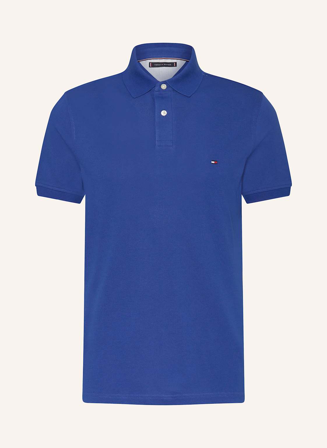 Tommy Hilfiger Piqué-Poloshirt Regular Fit blau Tommy Hilfiger Piqué-Poloshirt Regular Fit blau von Tommy Hilfiger