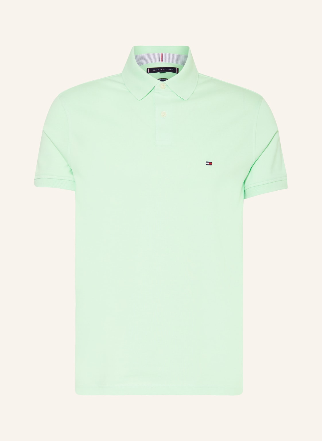 Tommy Hilfiger Piqué-Poloshirt Regular Fit gruen von Tommy Hilfiger