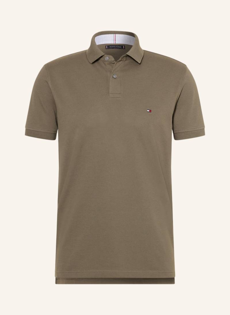 Tommy Hilfiger Piqué-Poloshirt Regular Fit gruen von Tommy Hilfiger